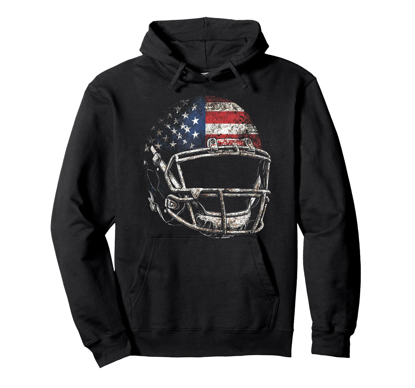 American Football Players Helmet US Flag T-Shirt