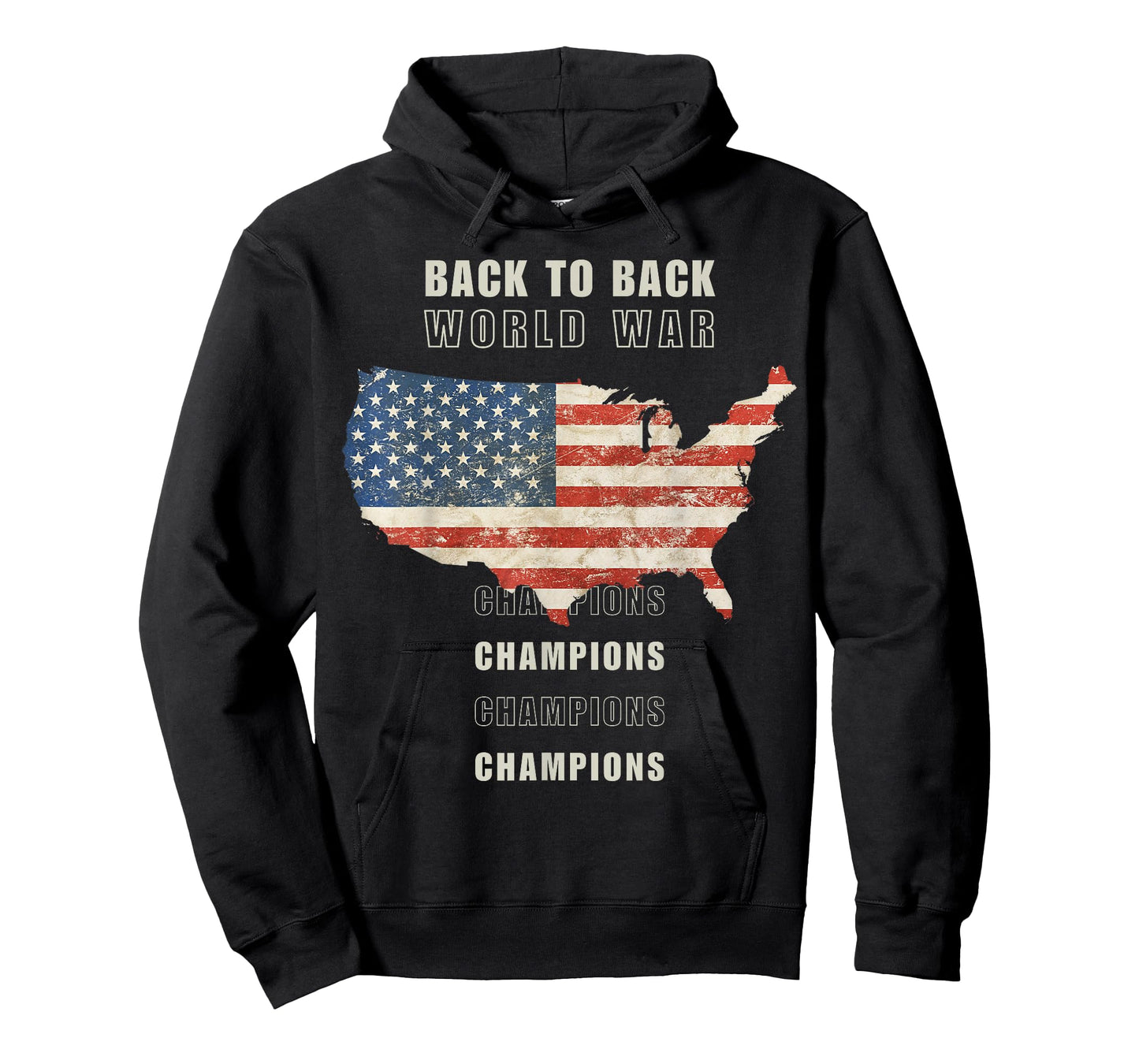 Back to Back WW Champions Funny USA Champs T-Shirt