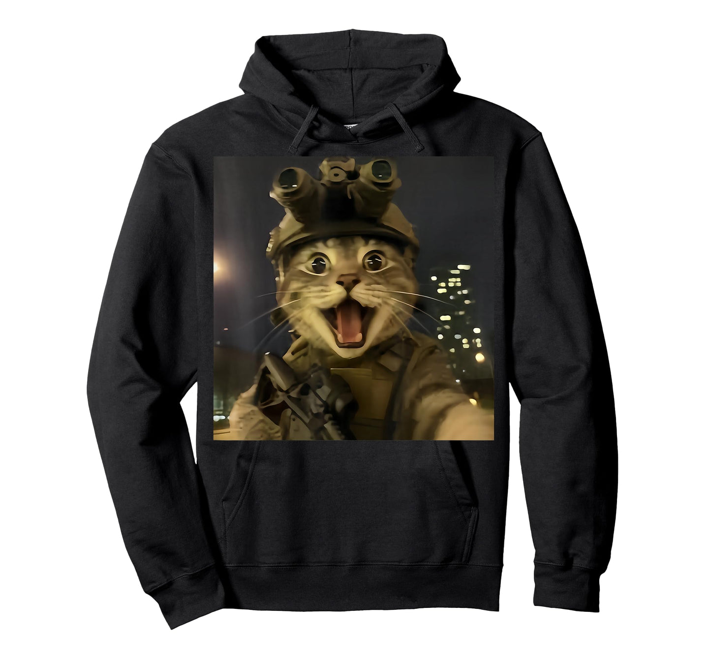 Wash Tactical Cat Meme T-Shirt