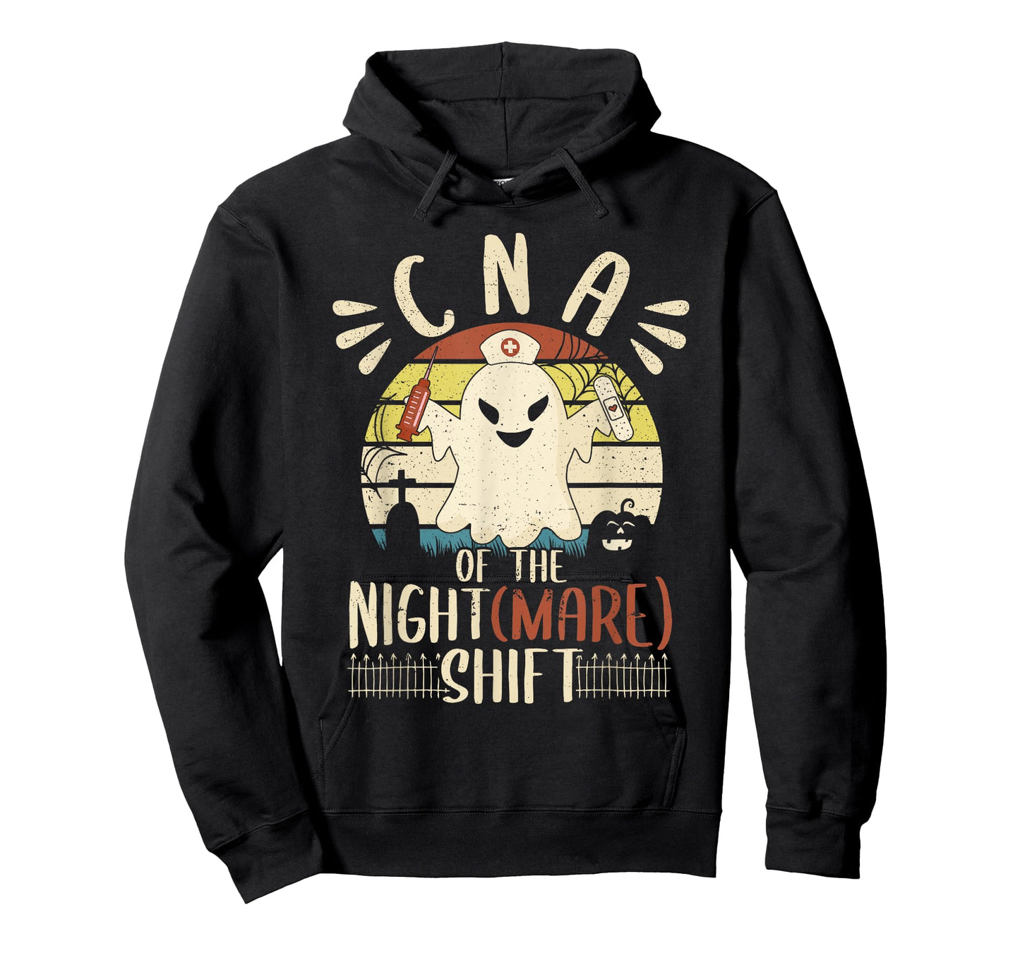 CNA Nurse of the Nightshift Nightmare CNA Women Halloween T-Shirt