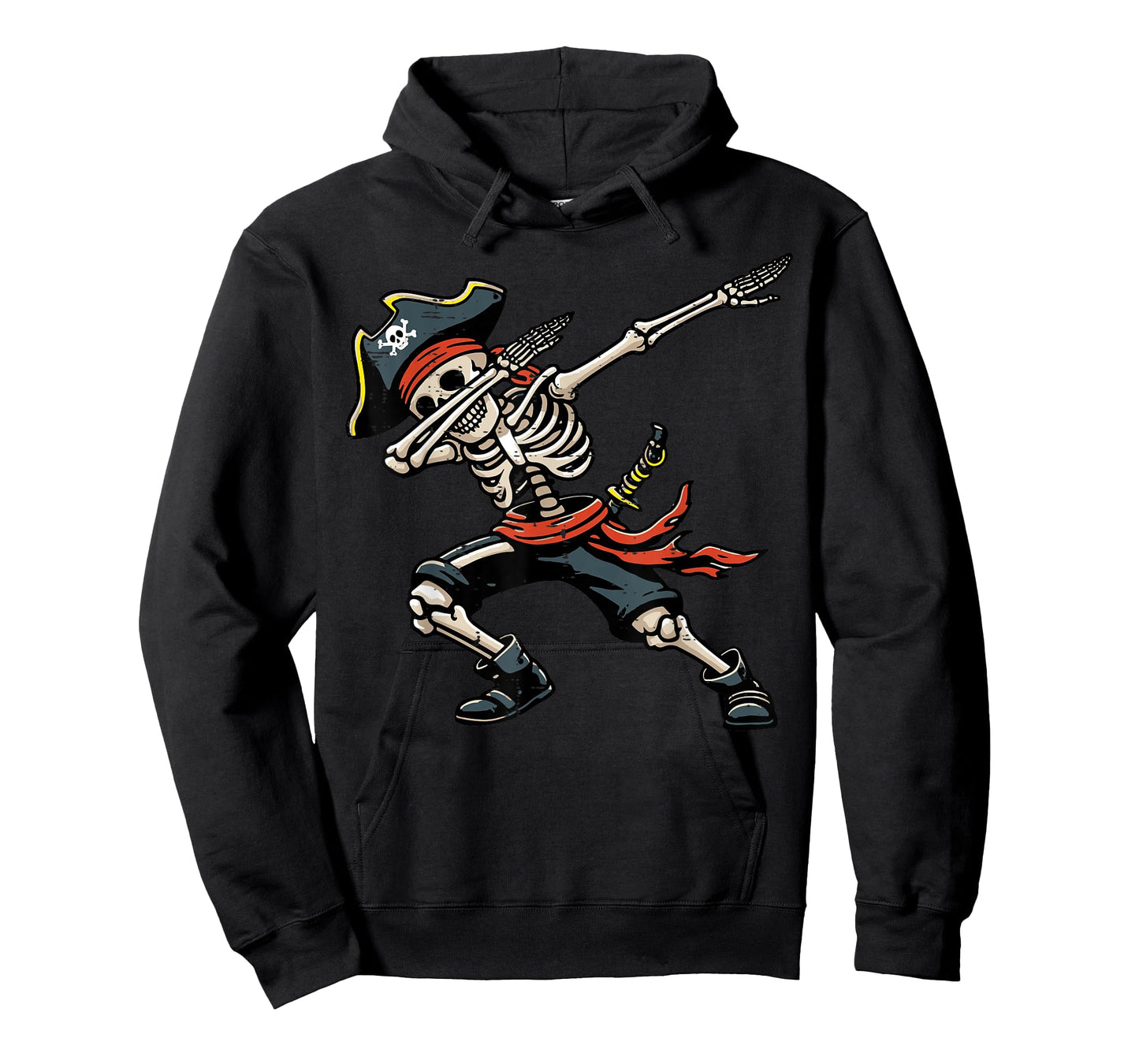 Dabbing Skeleton Pirate Funny Dance Costume Boys Kids Youth T-Shirt