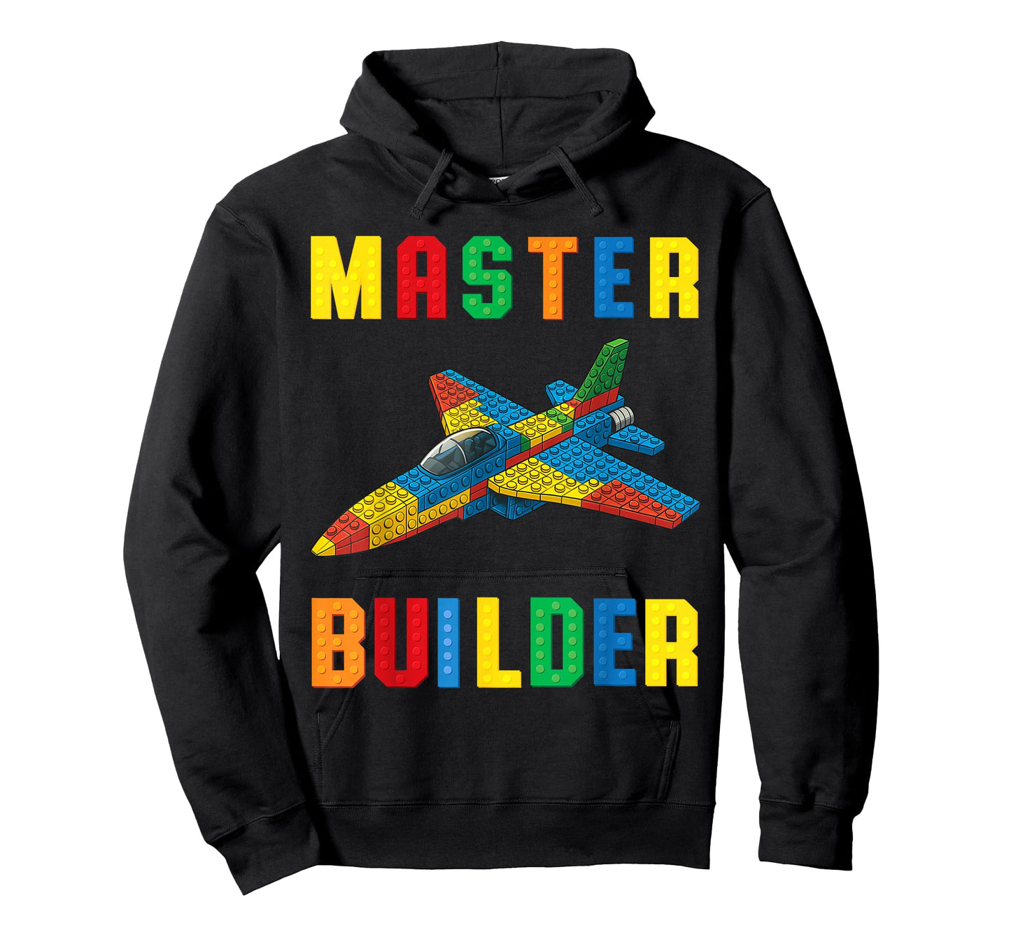 Funny Family Master Builder Building Bricks Blocks Kids Boys T-Shirt