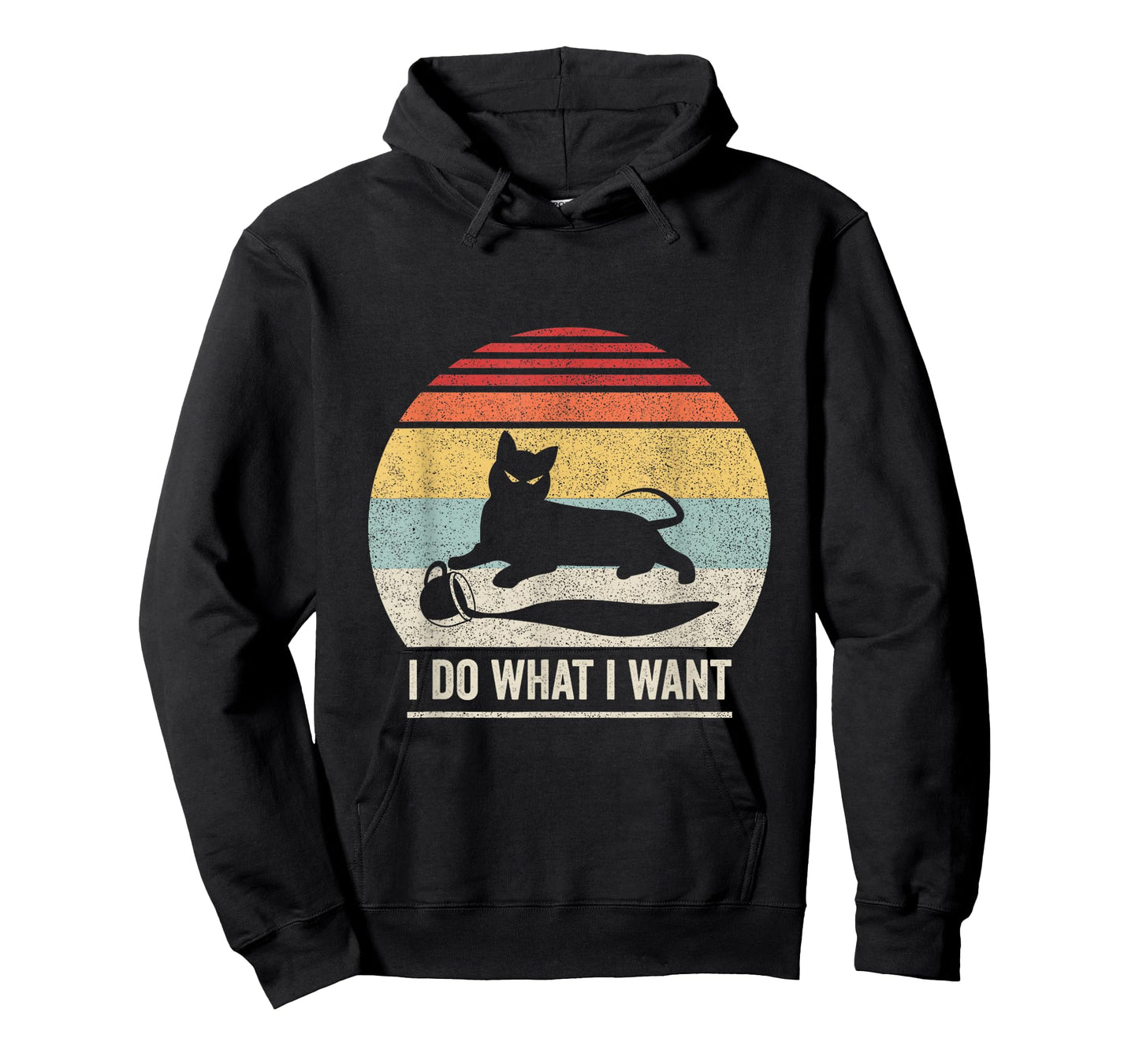 Retro Vintage I Do What I Want Cat T-Shirt