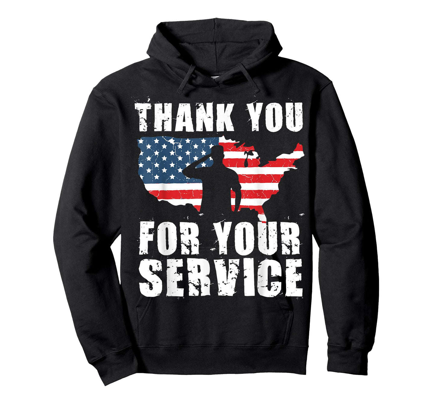 Thank You for Your Service Patriotic USA Flag Veterans Day T-Shirt