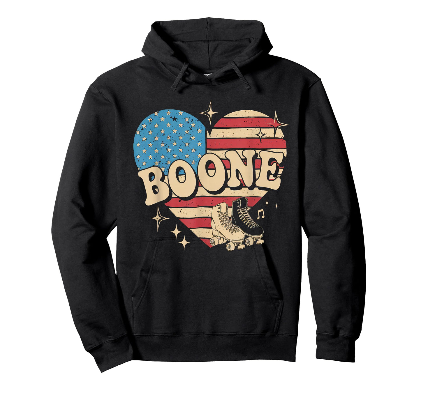 Boone Tshirt Name American Flag 80's Vintage NC Retro T-Shirt