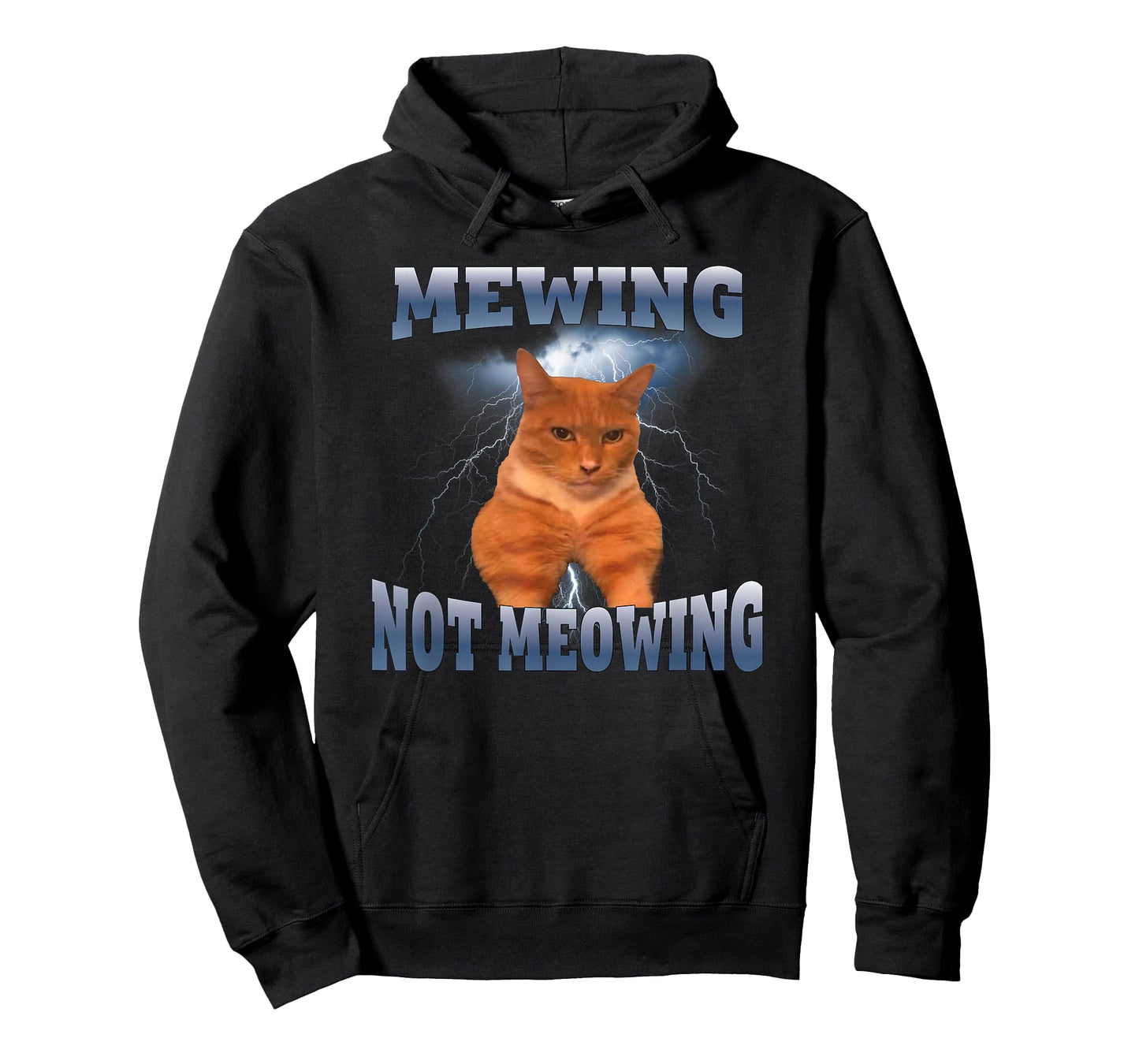 Mewing Not Meowing Funny T-Shirt