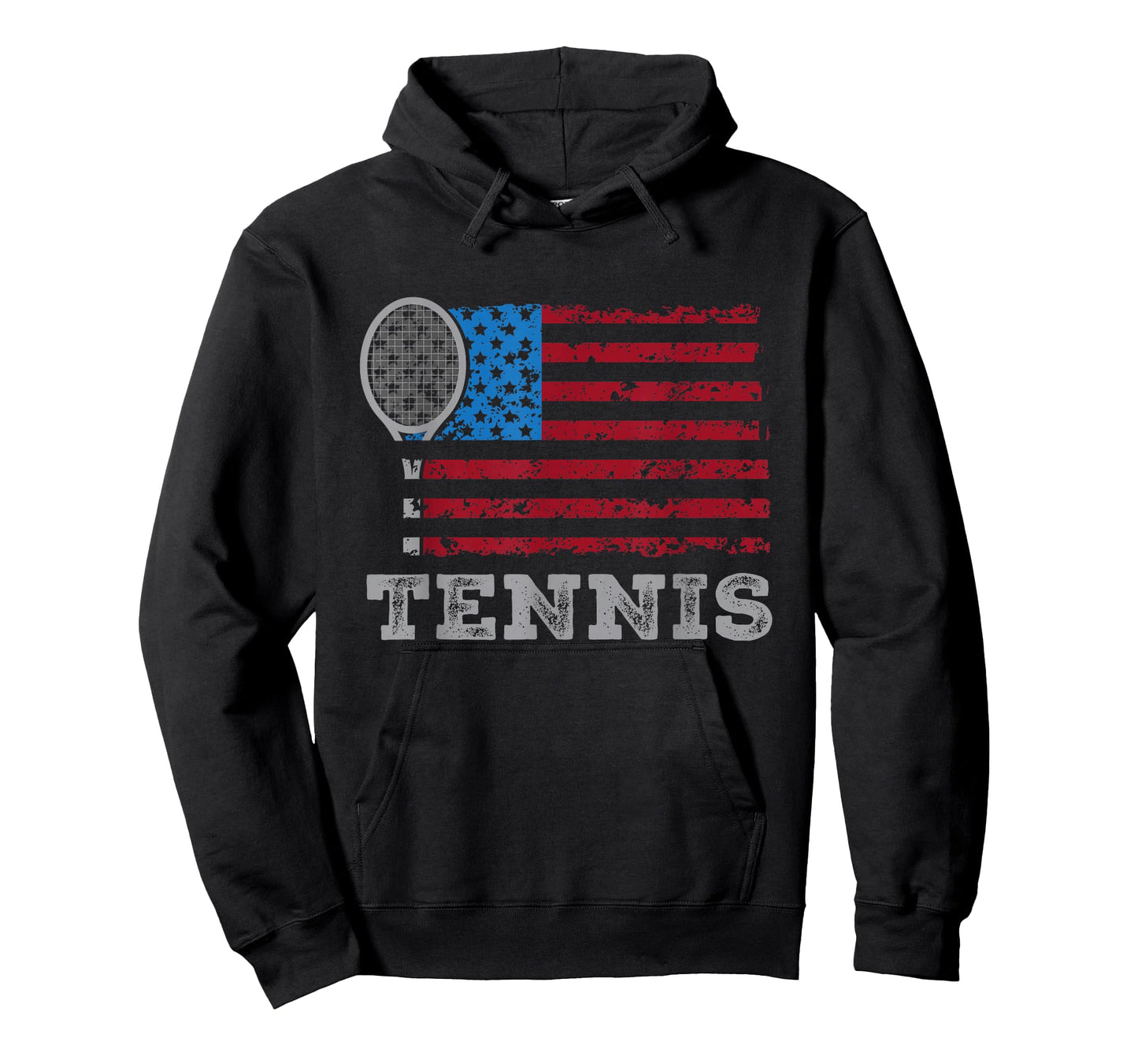 USA Flag Tennis Mens Womens US Tennis Lover Team Sport T-Shirt