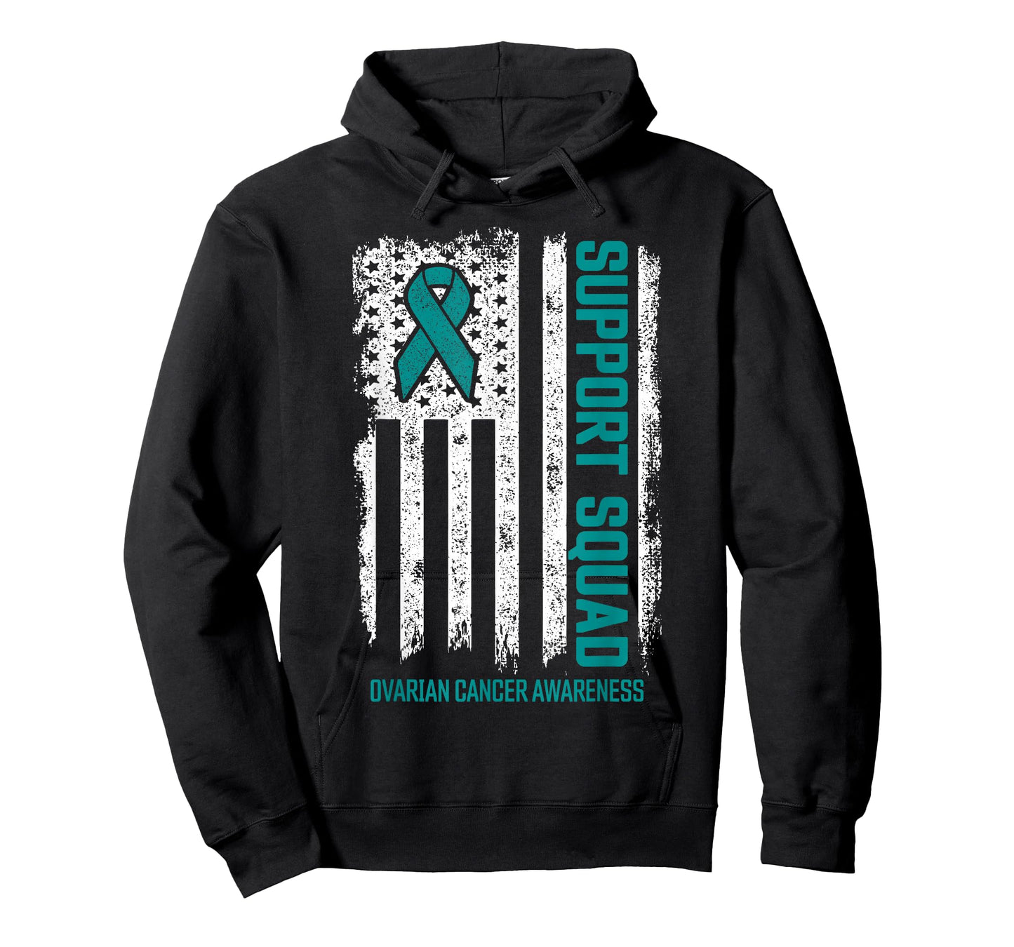 Ovarian Cancer Shirts Support Squad Ovarian Cancer Awareness T-Shirt