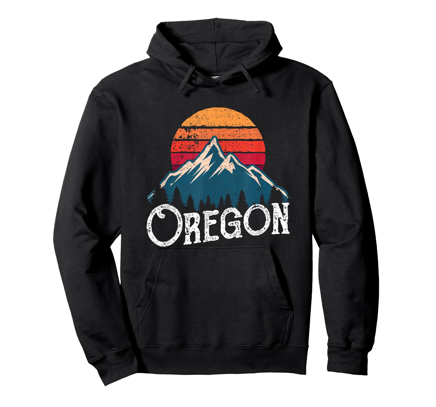 Retro Oregon OR Mountains Outdoor Wildness T-Shirt T-Shirt