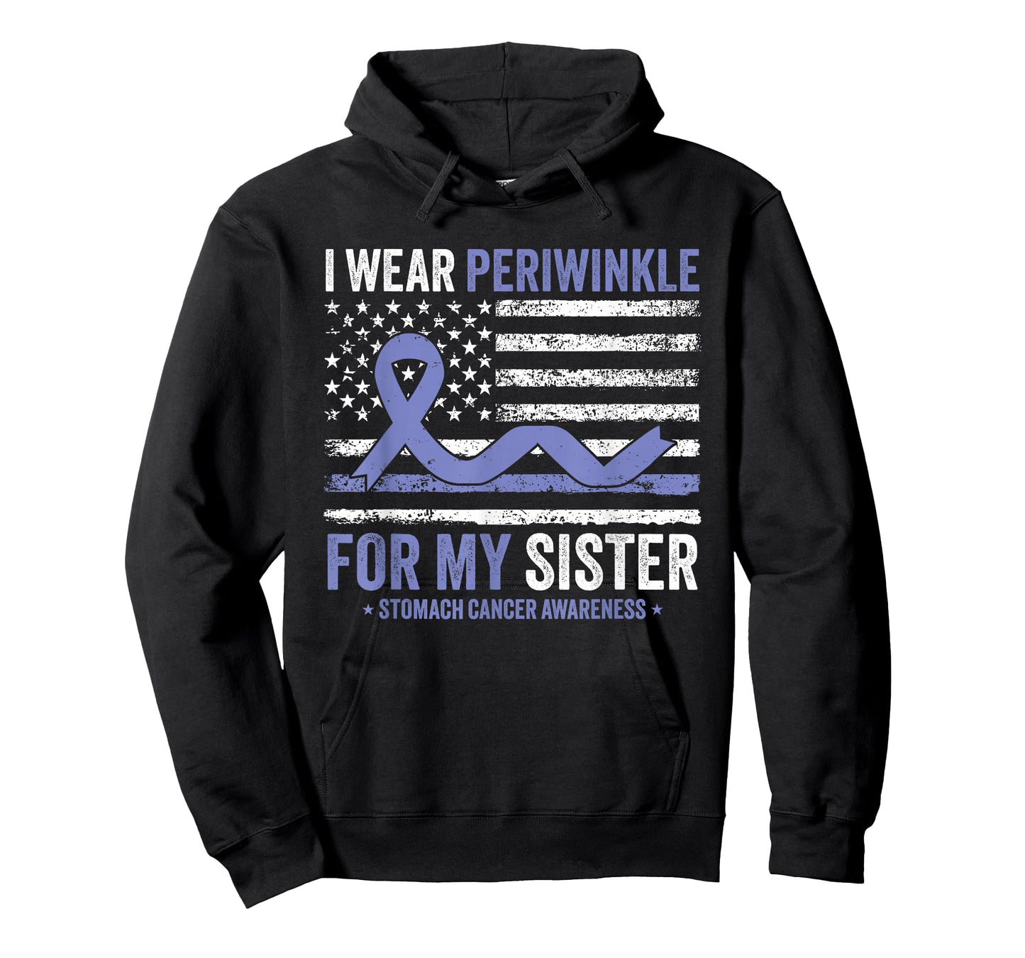 I Wear Periwinkle For My Sister Stomach Cancer Awareness T-Shirt