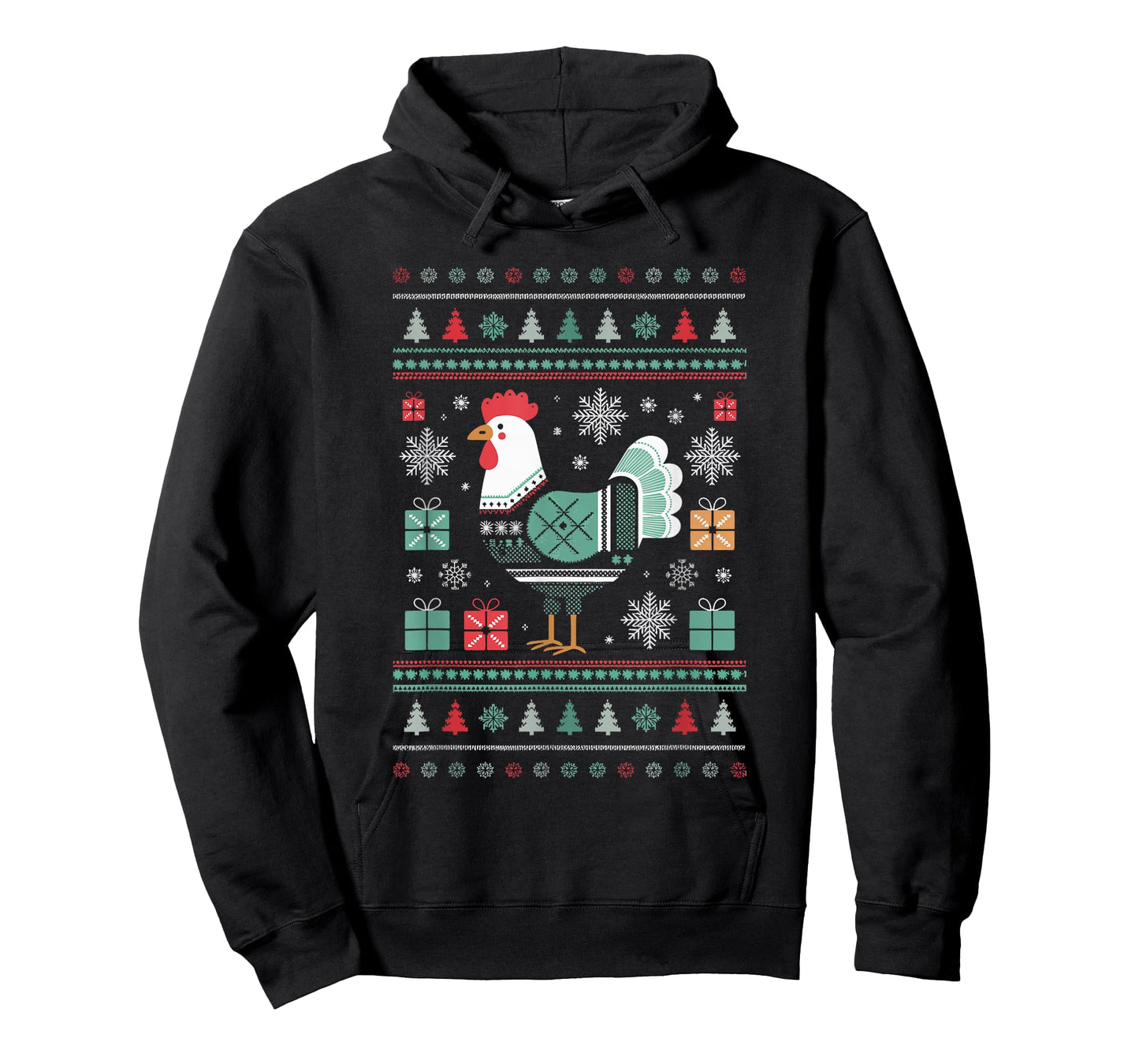 Chicken Ugly Christmas T-Shirt