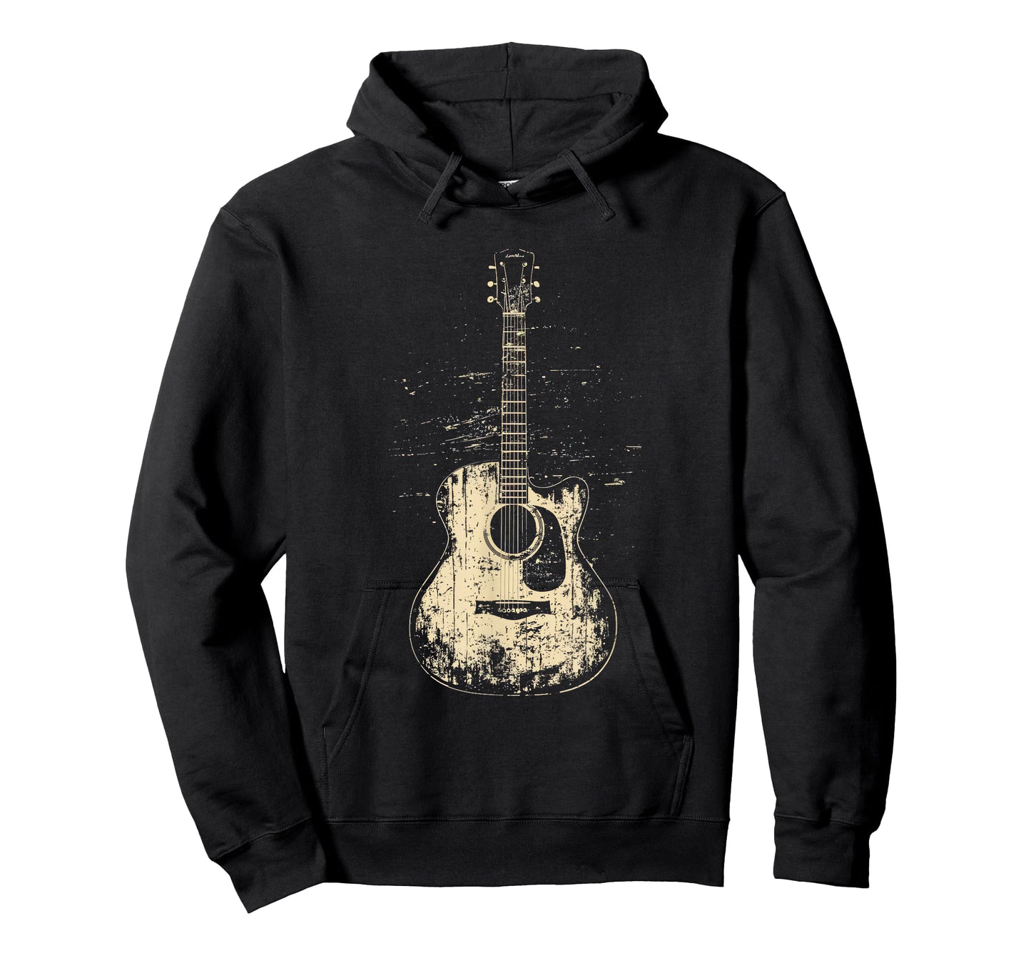 Acoustic Guitar Player Vintage Rock Graphic T-Shirt