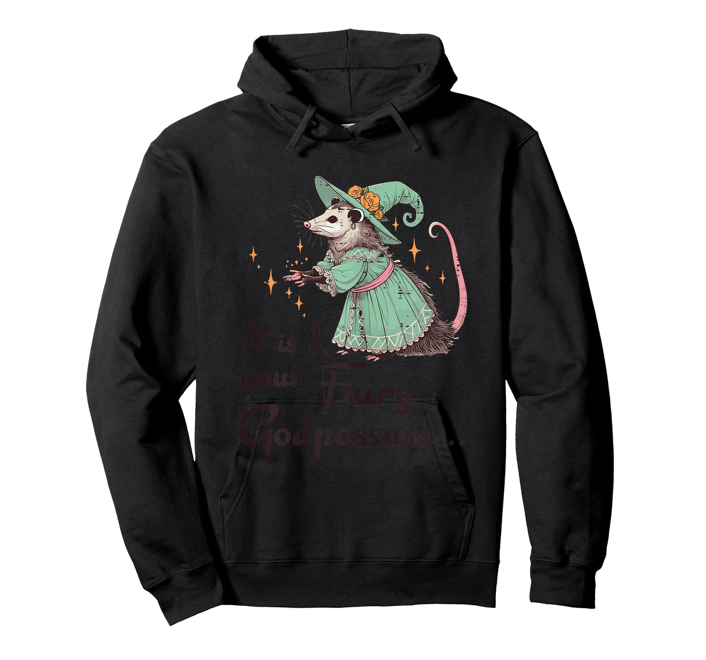 Opossum Your Fairy Godpossum Funny Possum Girls Kids Women T-Shirt