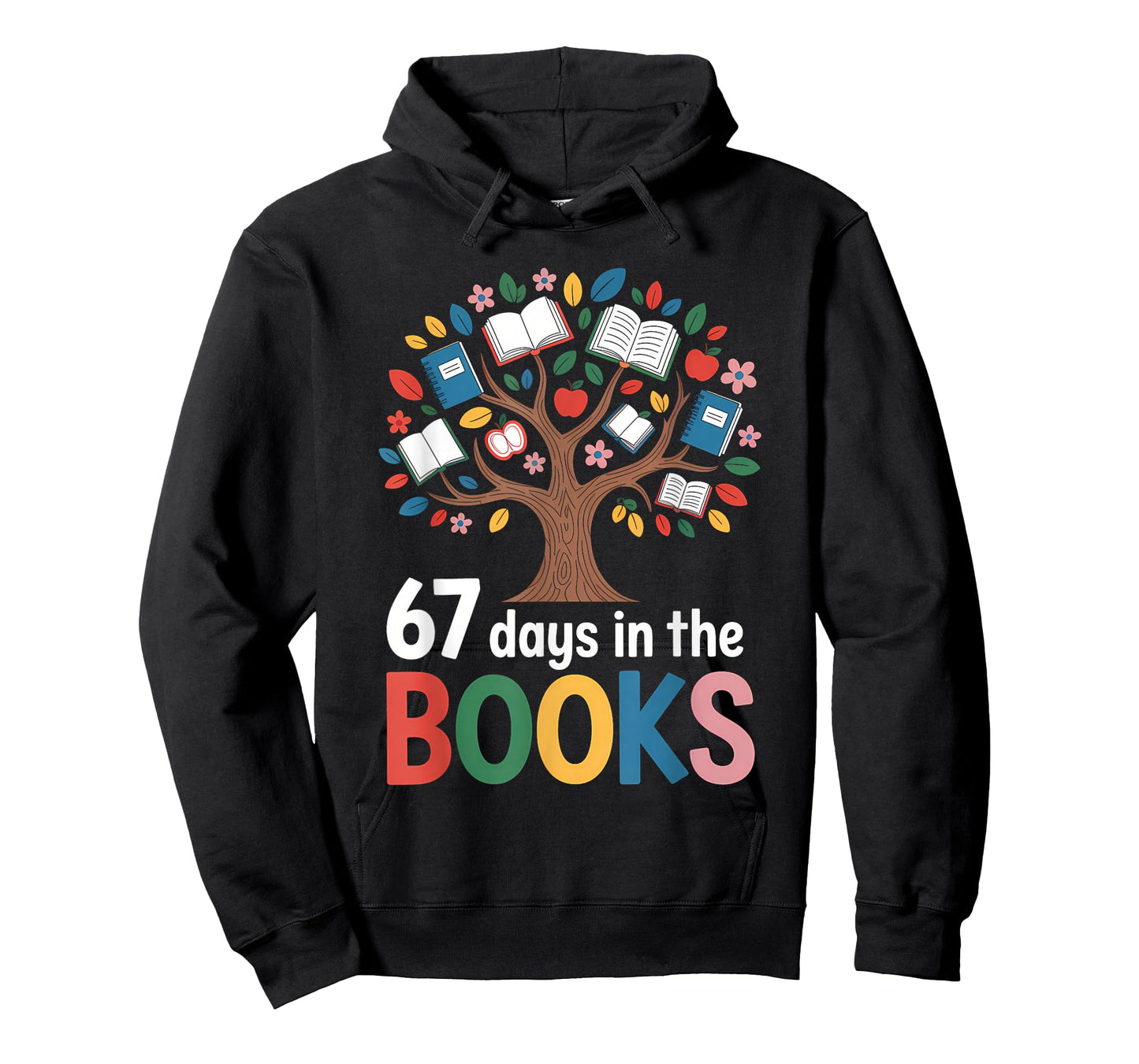 67 Days in The Books Reading Teacher 67th Day of School T-Shirt