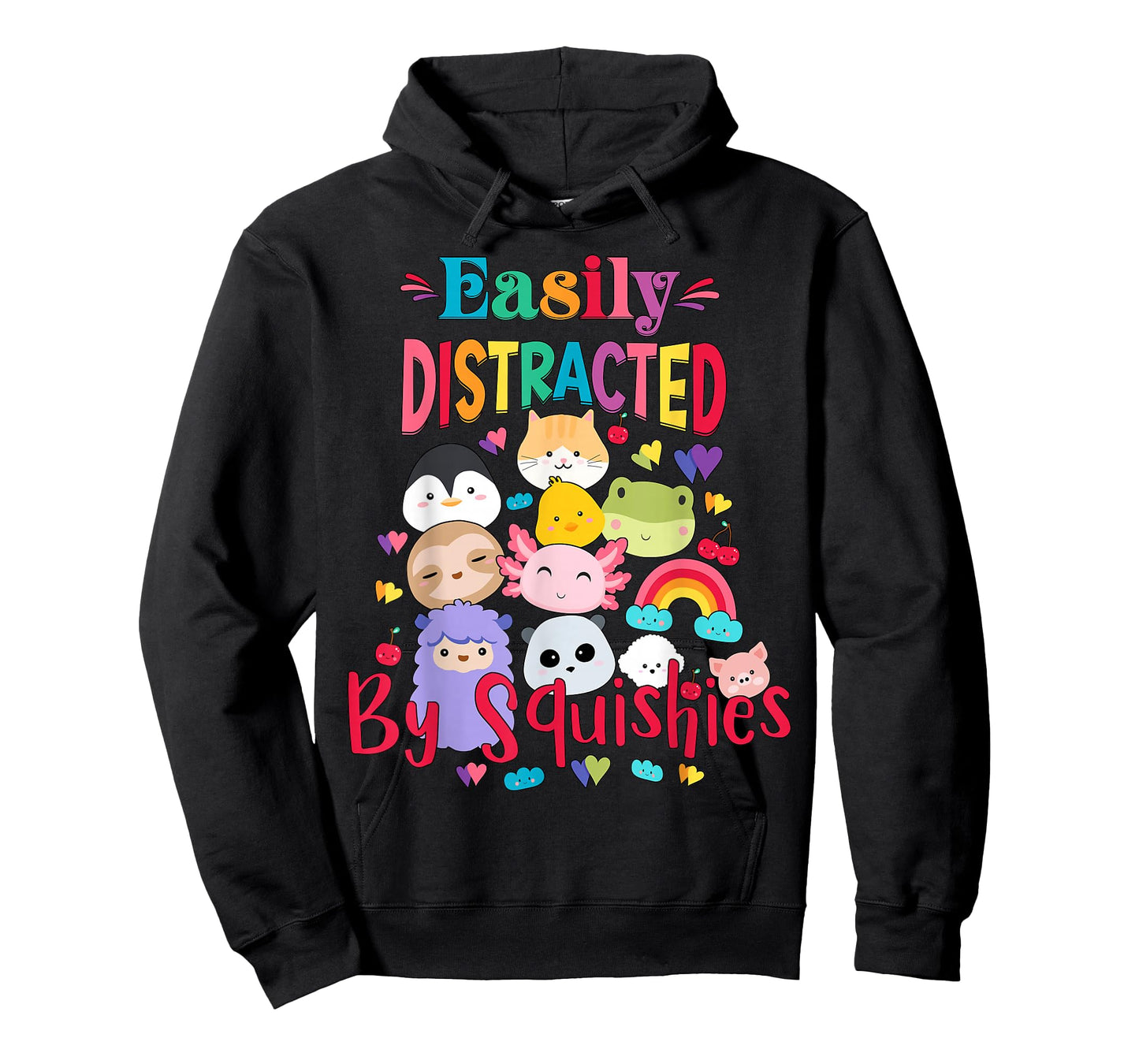 Girls Who Love Squishy Easily Distracted by Animal Squishies T-Shirt