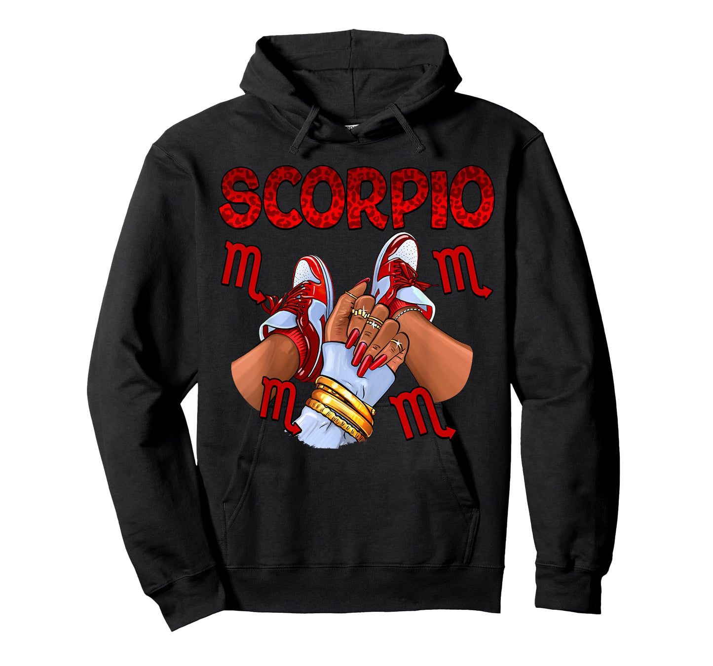 Scorpio Queen Birthday Women Sneakers Zodiac Sign Bday T-Shirt