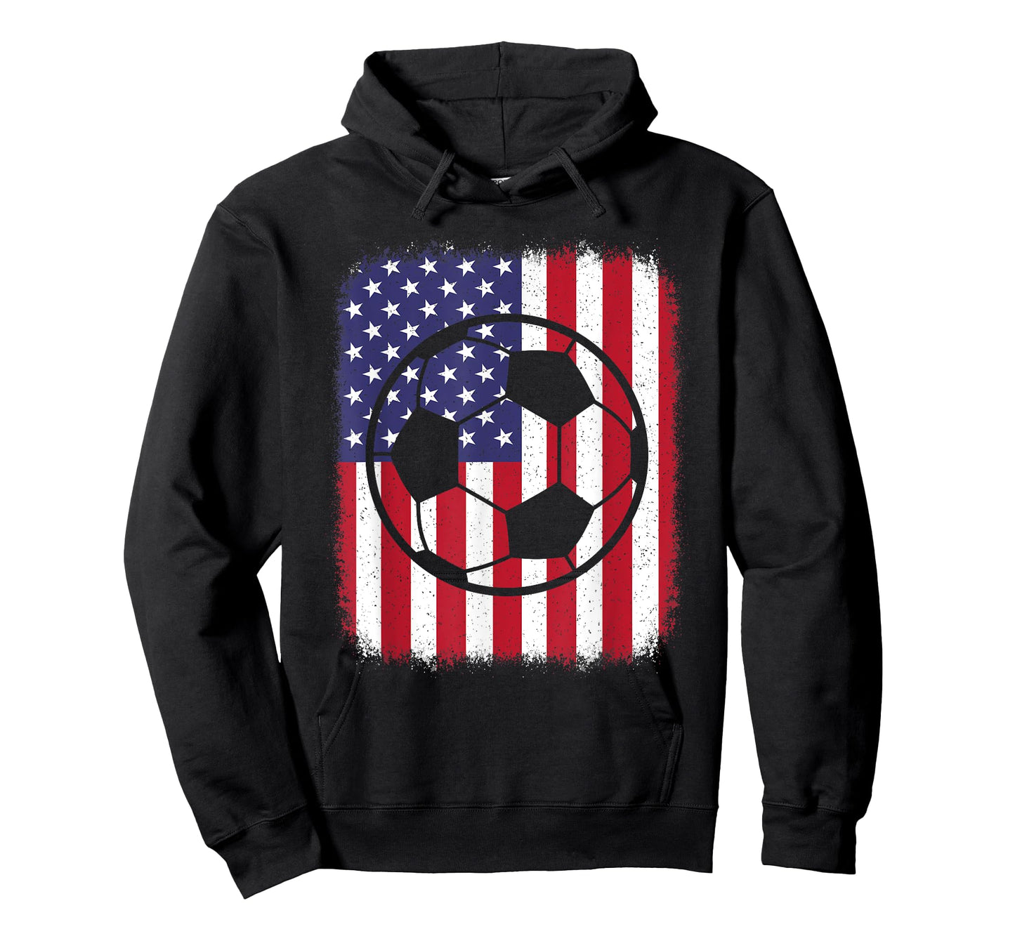 American Flag Vintage Soccer Player Men Women Kids T-Shirt
