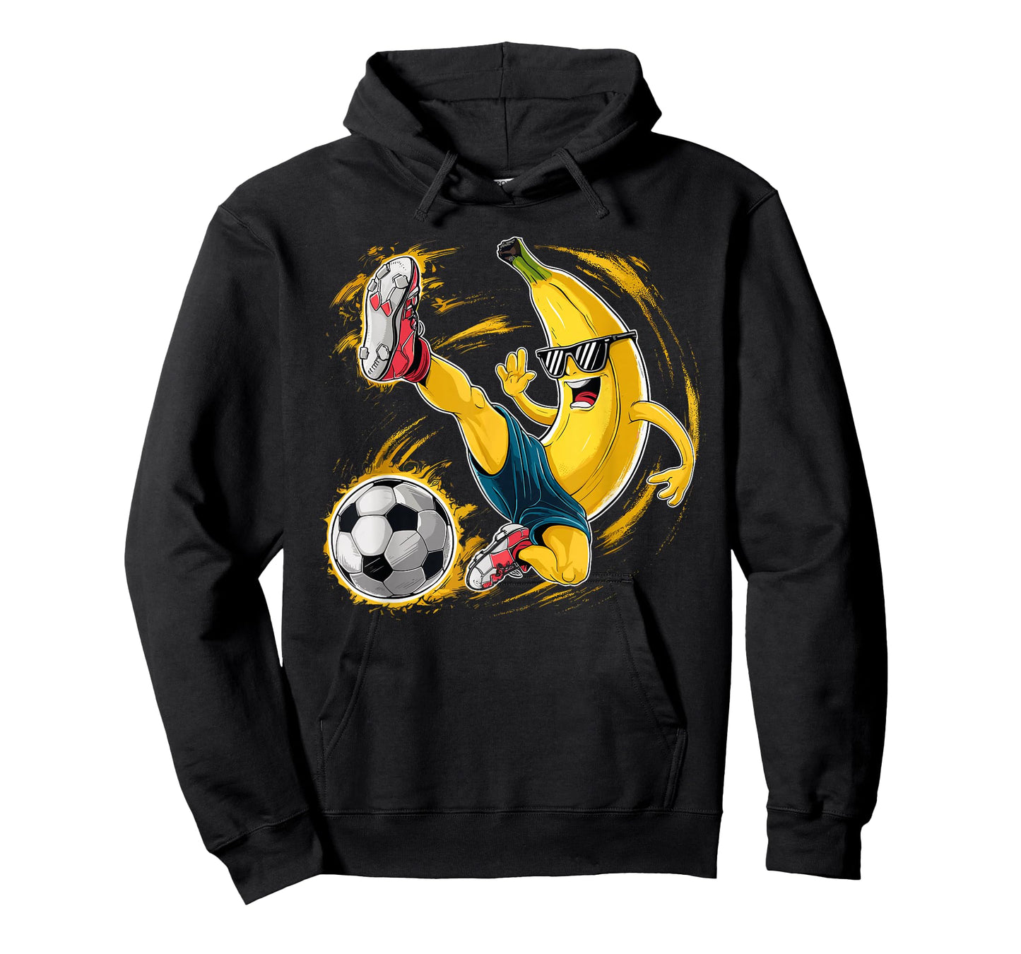 Sport Banana Football Player Fruit Cute Banana Soccer Player T-Shirt