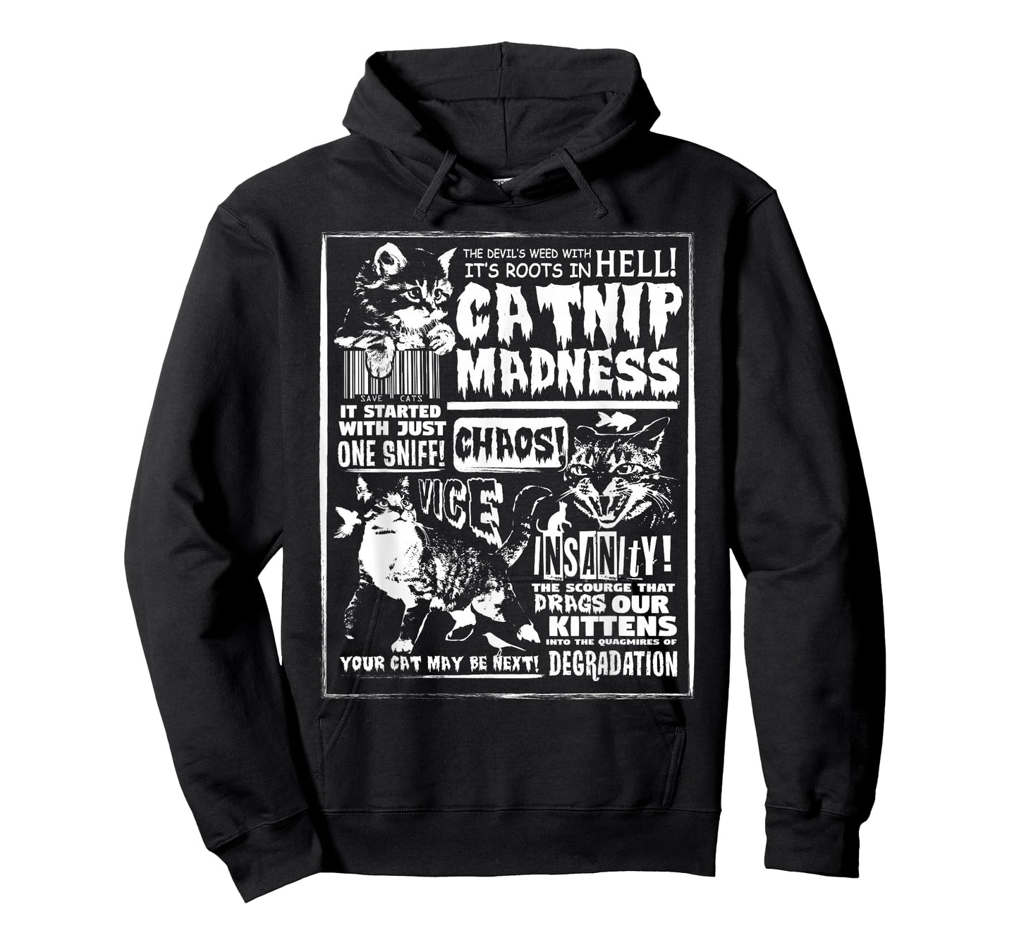 Catnip Madness Cute Kitten Cat Lover Gift for Cat Owners T-Shirt