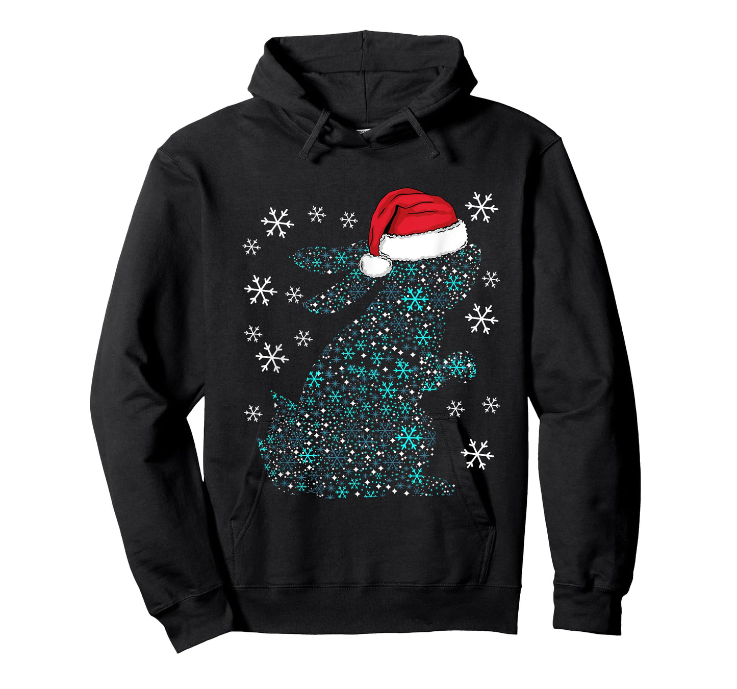 Funny Rabbit Christmas Costume Bunny Santa XMAS Humor T-Shirt