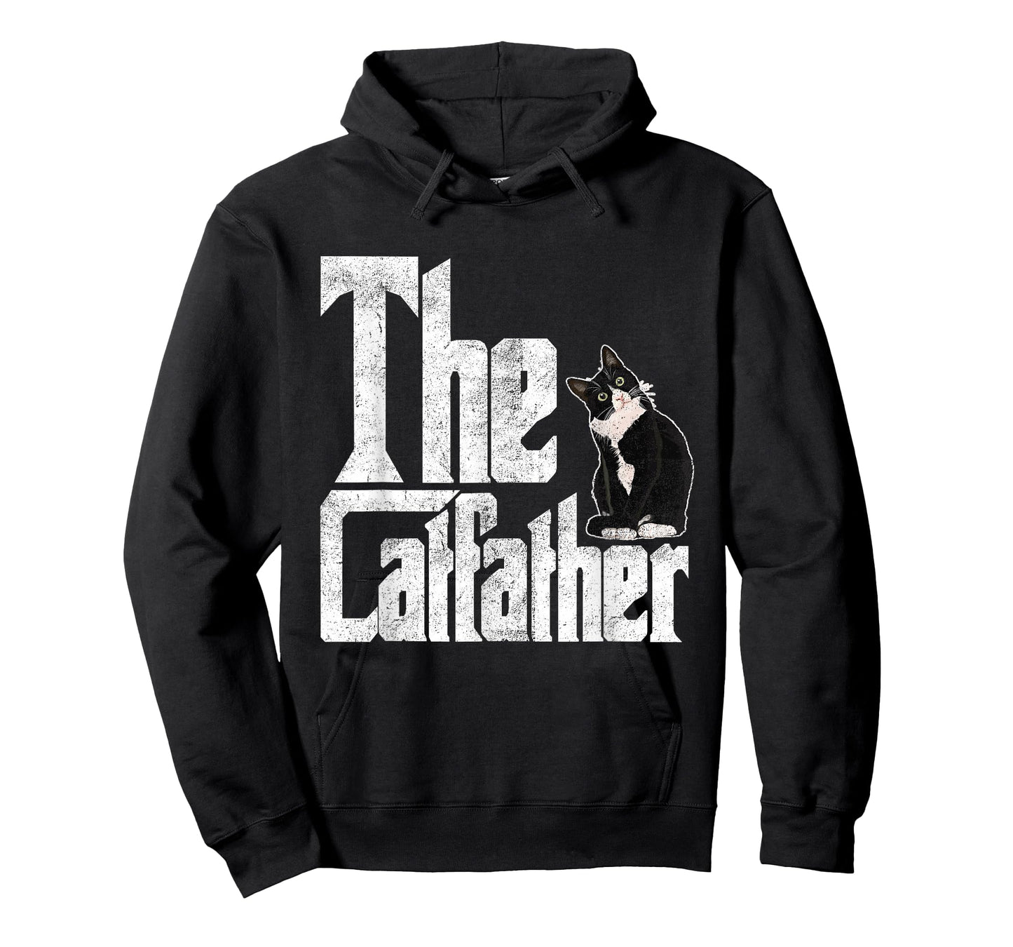 The Catfather Cat Father Mafia Whiskers Male Daddy T-Shirt Small