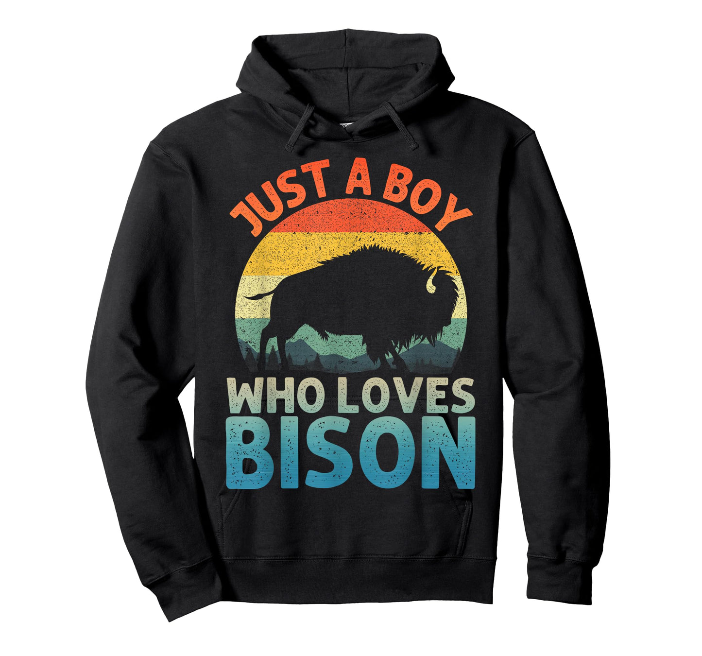 Cool Bison Design for Men Boys Wildlife Buffalo Lover Bison T-Shirt