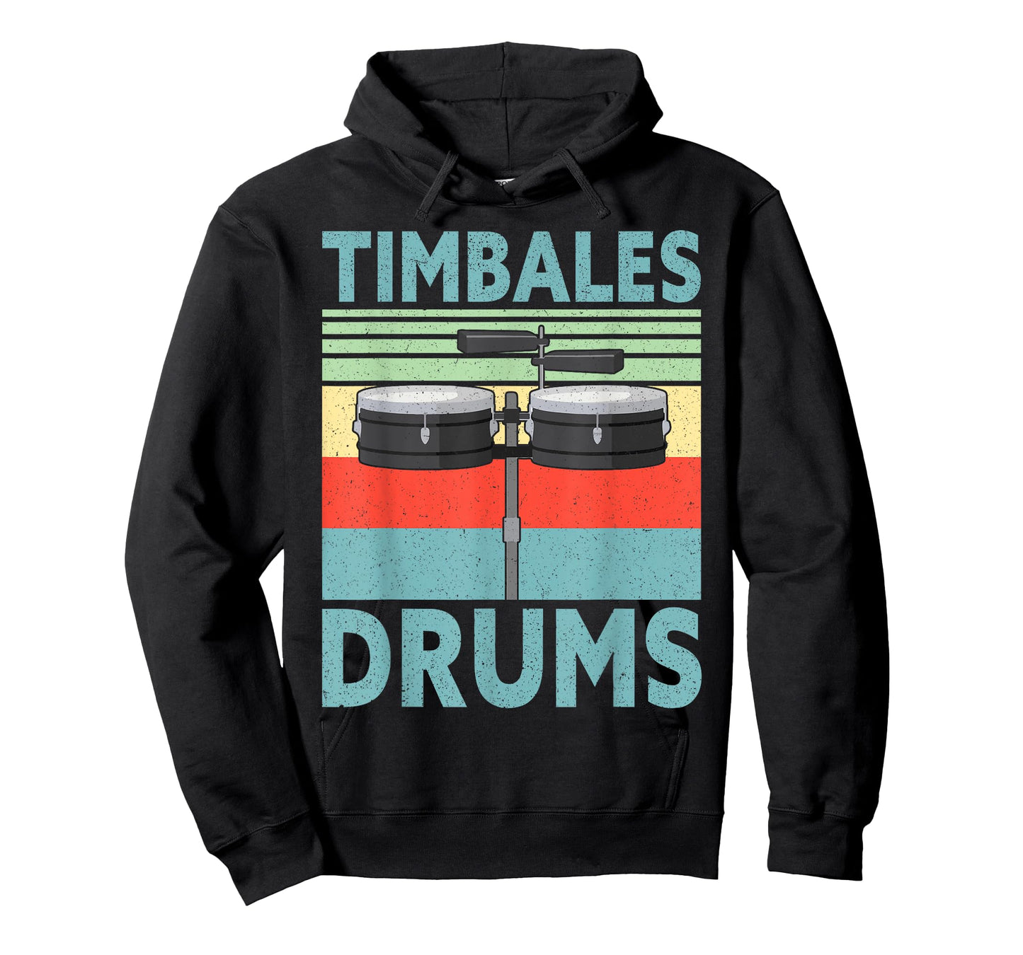 Timbales Drums Vintage Retro Unisex T-Shirt