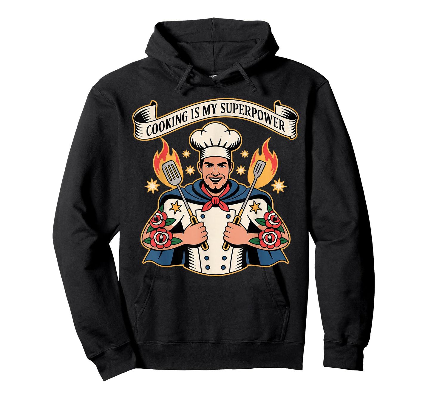 Cooking Is My Superpower Funny Chef T-Shirt