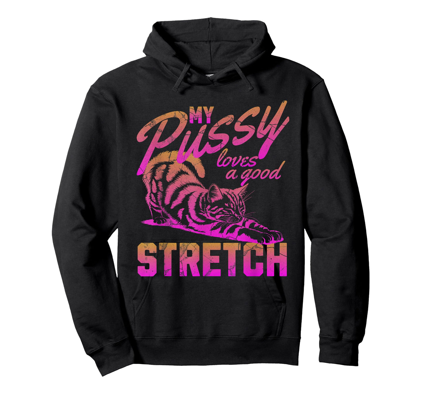 My Pussy Love A Good Stretch Funny Vintage T-Shirt