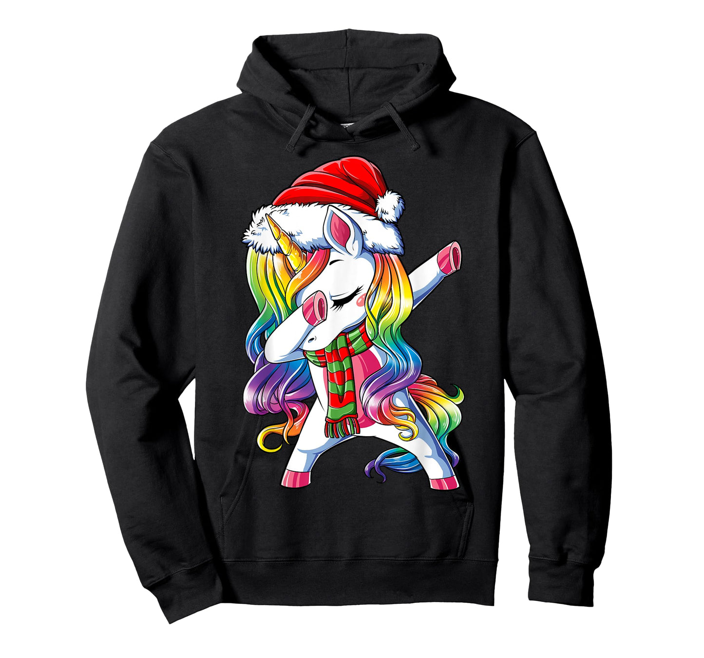 Dabbing Unicorn Santa Christmas Kids Girls Women Xmas Dab T-Shirt