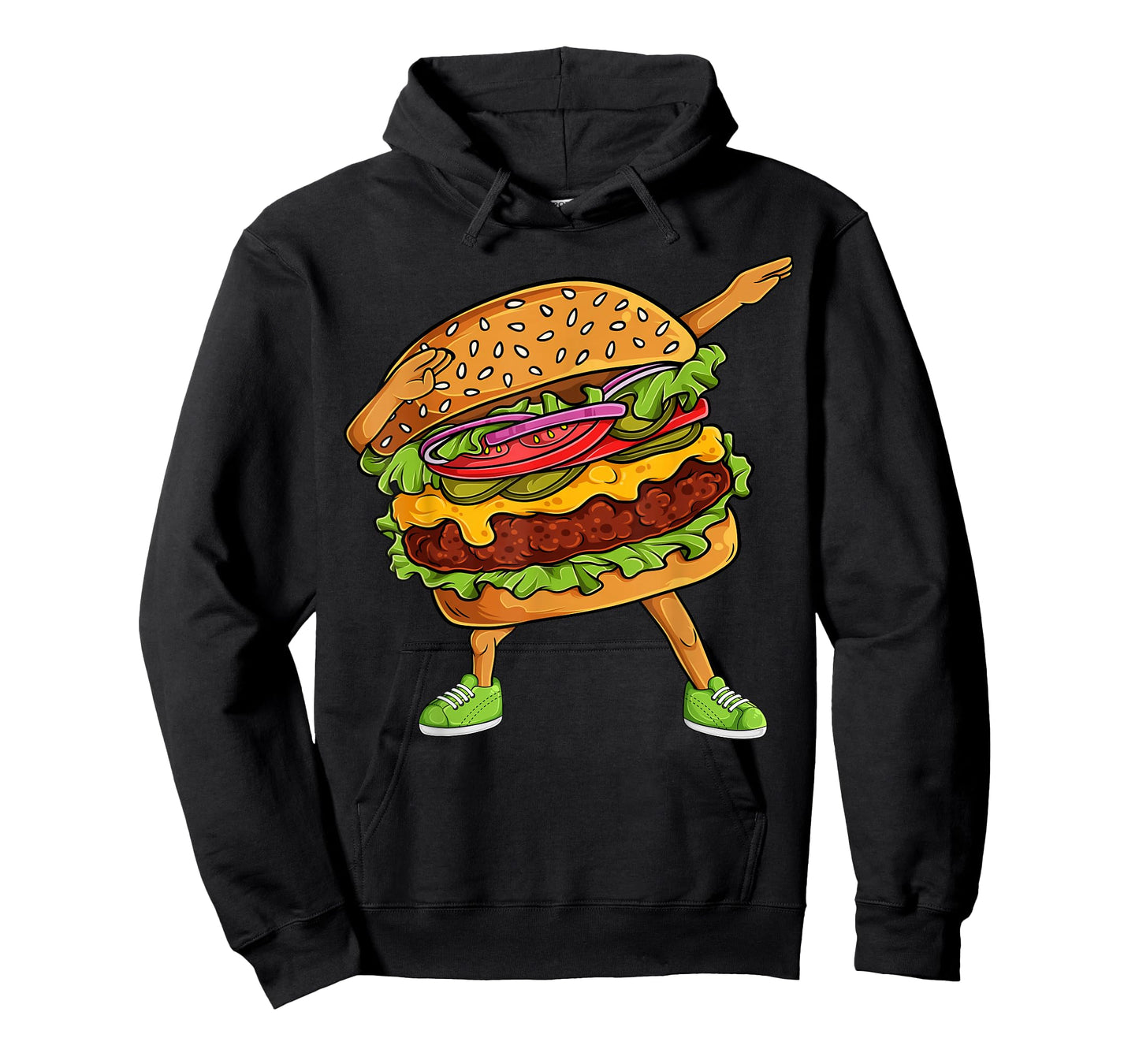 Funny Cheeseburger Food Dab Hamburger Burger Boys Girls Kids T-Shirt