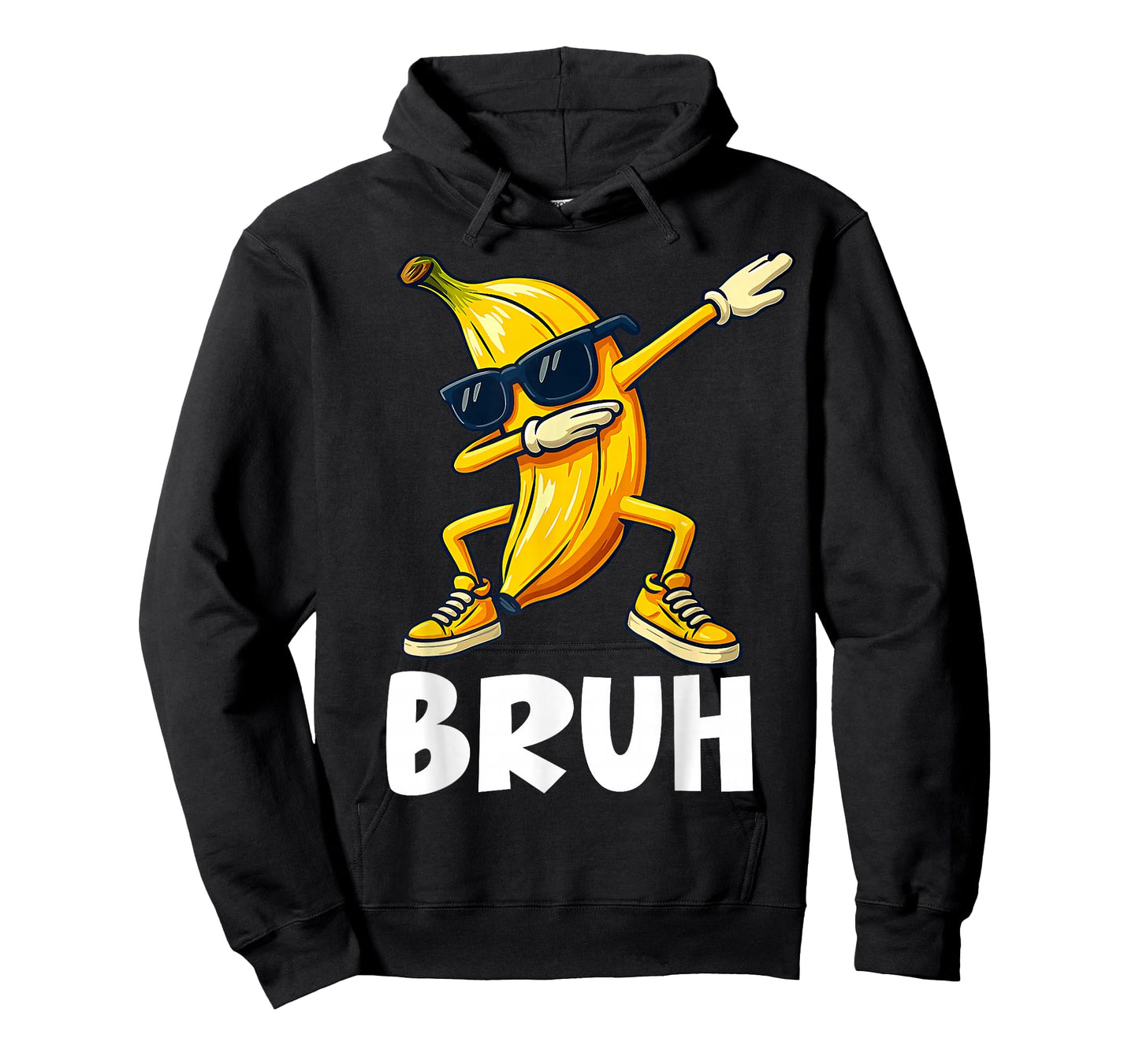 Funny Dabbing Banana Bruh Banana Lovers Retro Boys Men T-Shirt