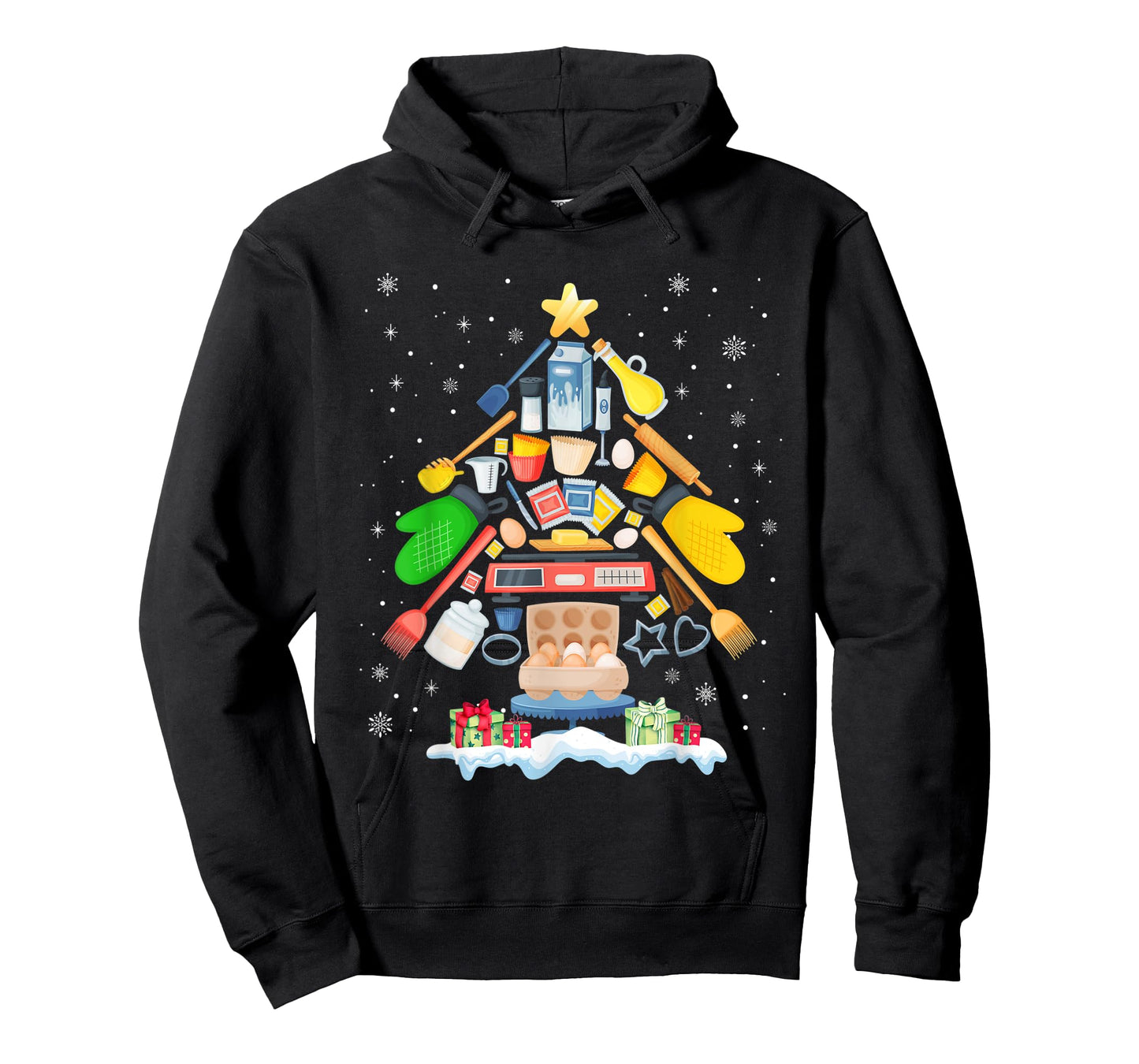 Baking Christmas Tree Pajama Merry Christmas Baker Xmas T-Shirt
