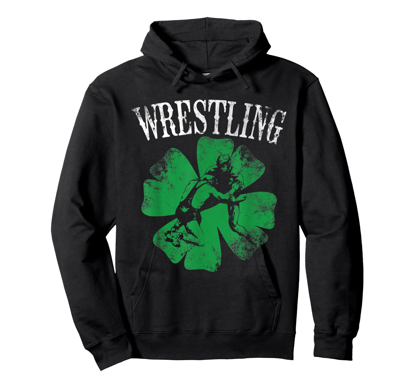 Irish American Flag Shamrock Wrestling St Patrick's Day Gift Women Kids Men T-Shirt