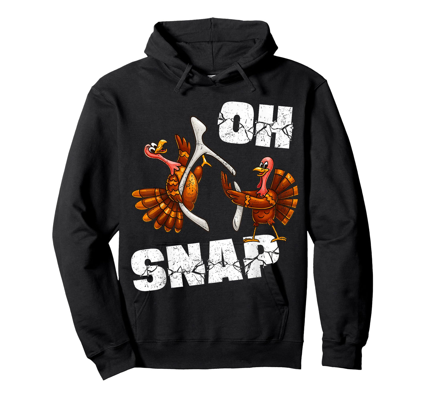 Oh Snap Funny Vintage Turkey Wishbone Thanksgiving Men Women T-Shirt