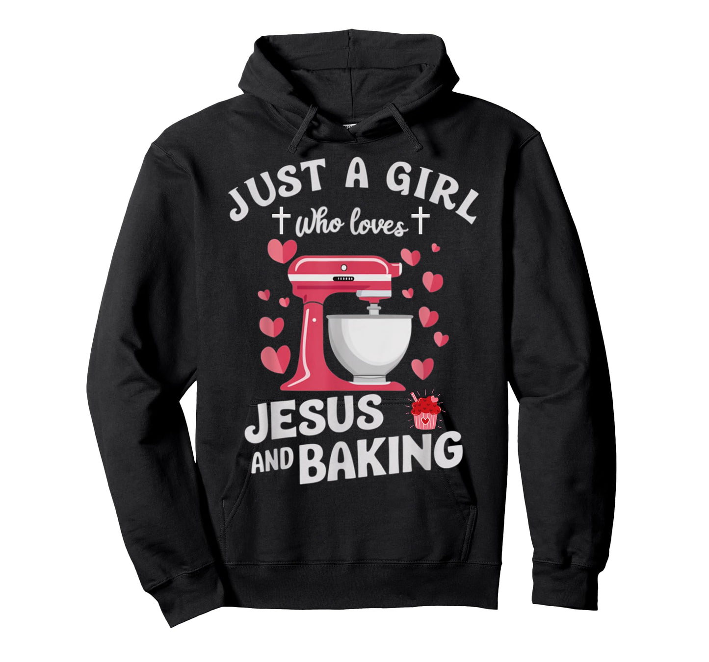 Christian Baking Just A Girl Who Loves Jesus And Baking T-Shirt