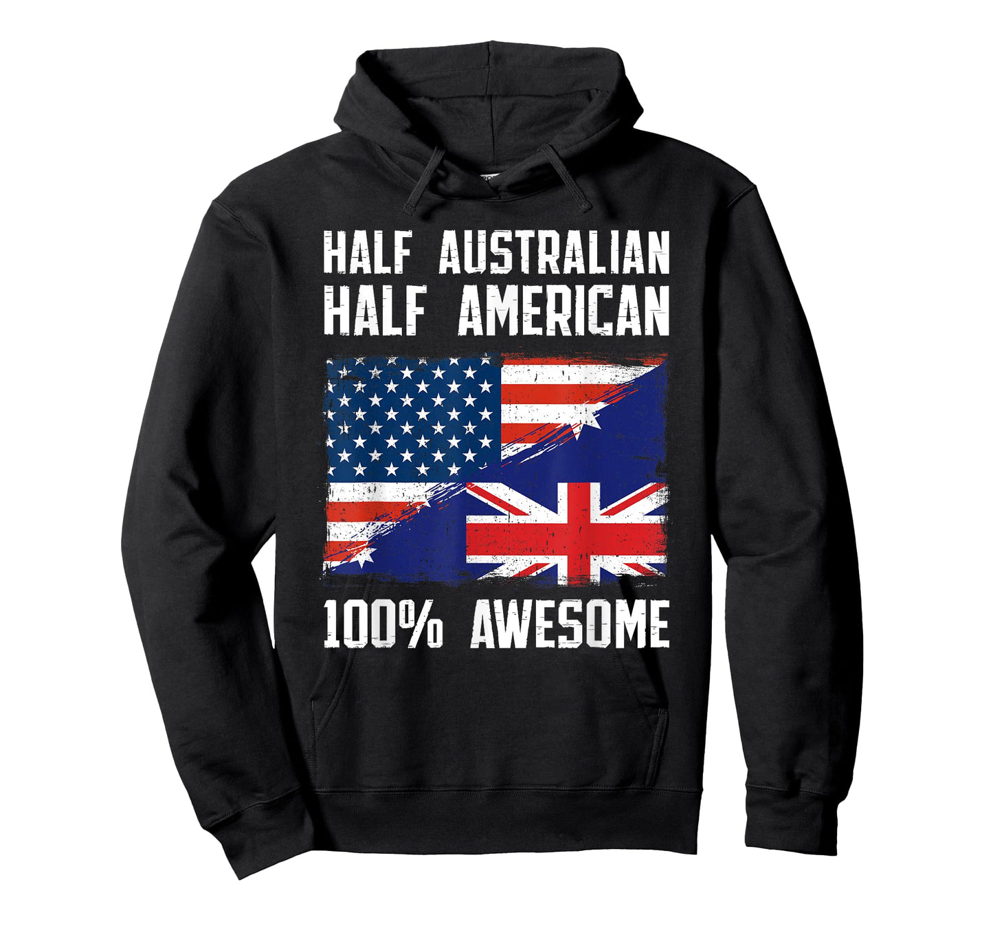 Half Australian Half American Flag Heritage Australia Roots T-Shirt for Women Girls Kids Men
