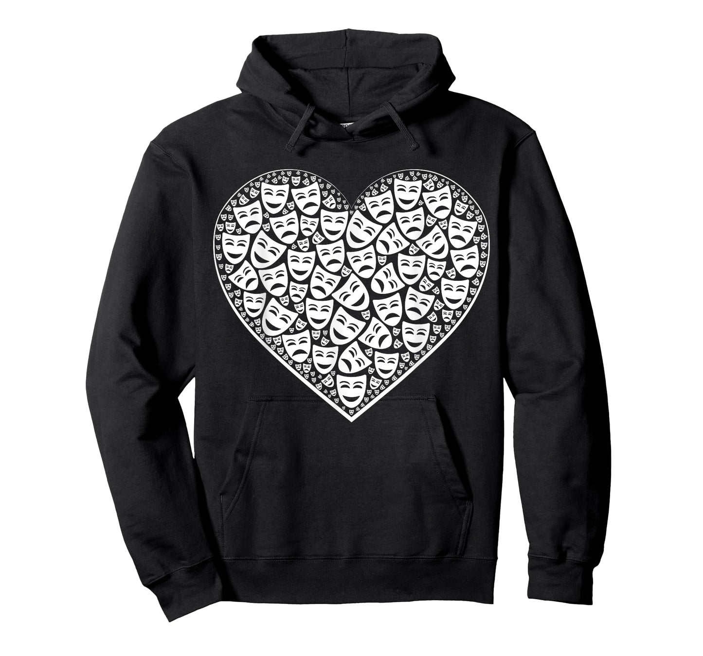 Drama Theatre Nerd Mask Lover Heart Theater Actress Gifts T-Shirt