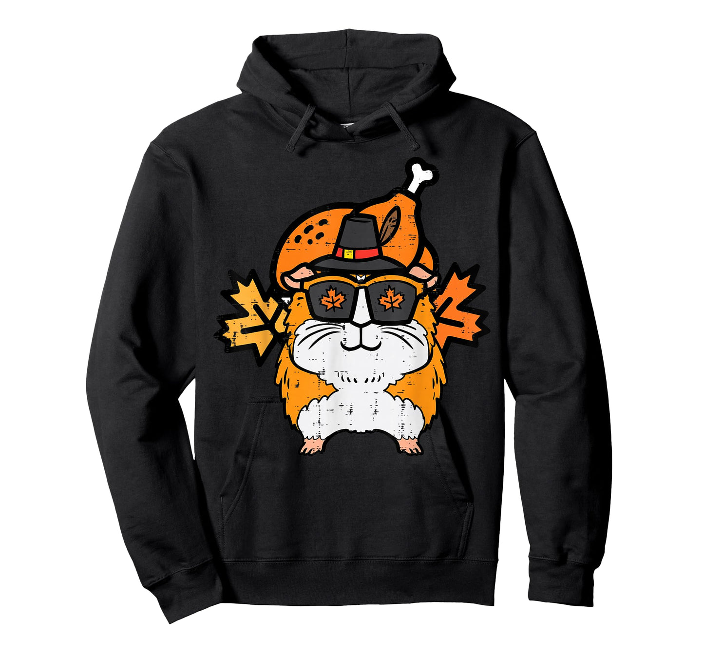 Thanksgiving Guinea Pig Turkey Day Fall Pet Men Women Kids T-Shirt
