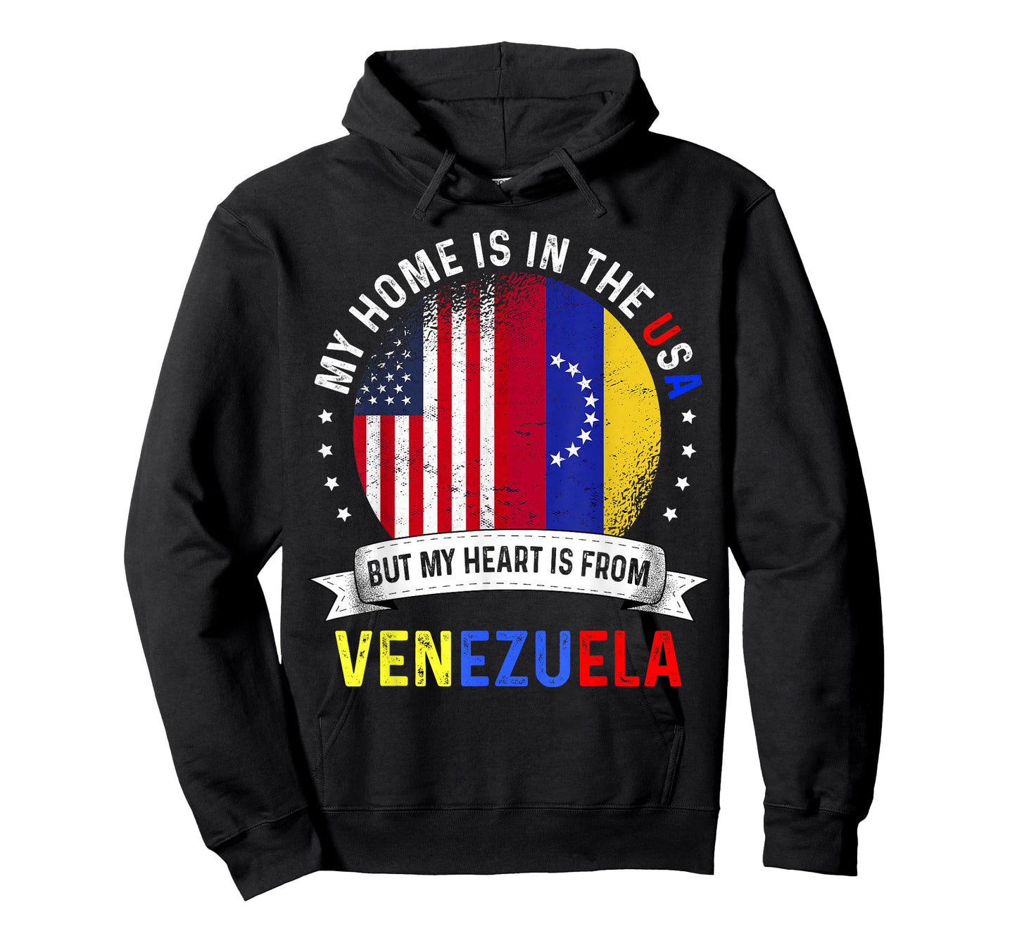Venezuelan American Patriot Heart is from Venezuela Flag T-Shirt