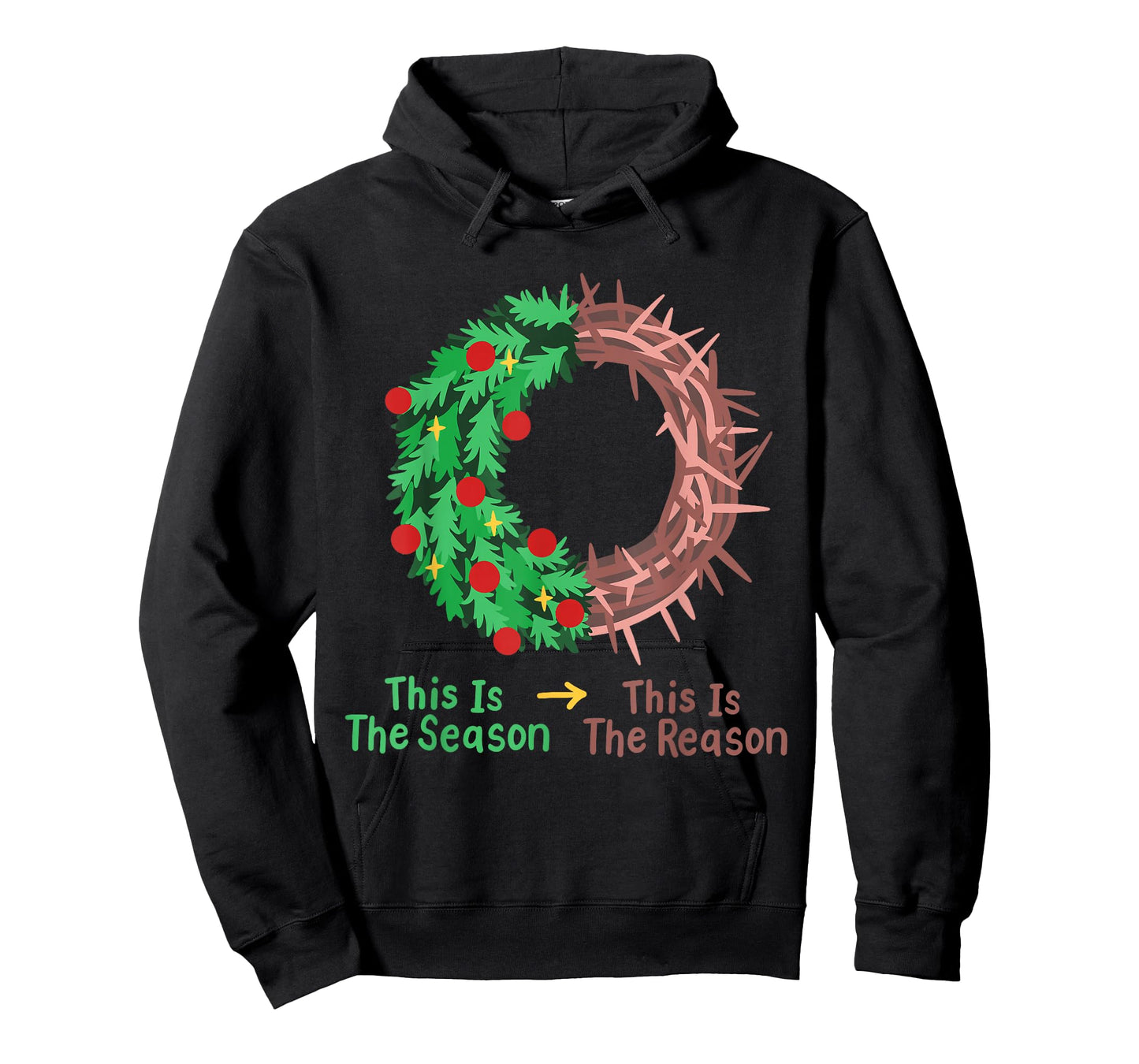 Christian Christmas Jesus This is The Season The Reason T-Shirt