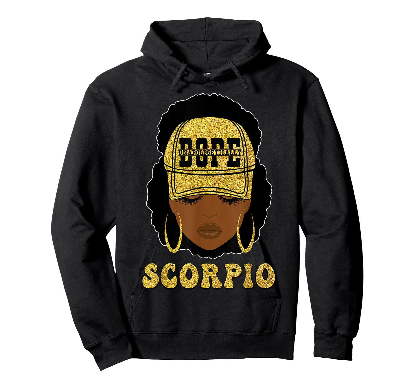 Unapologetically Dope Scorpio Queen Black Women Zodiac T-Shirt