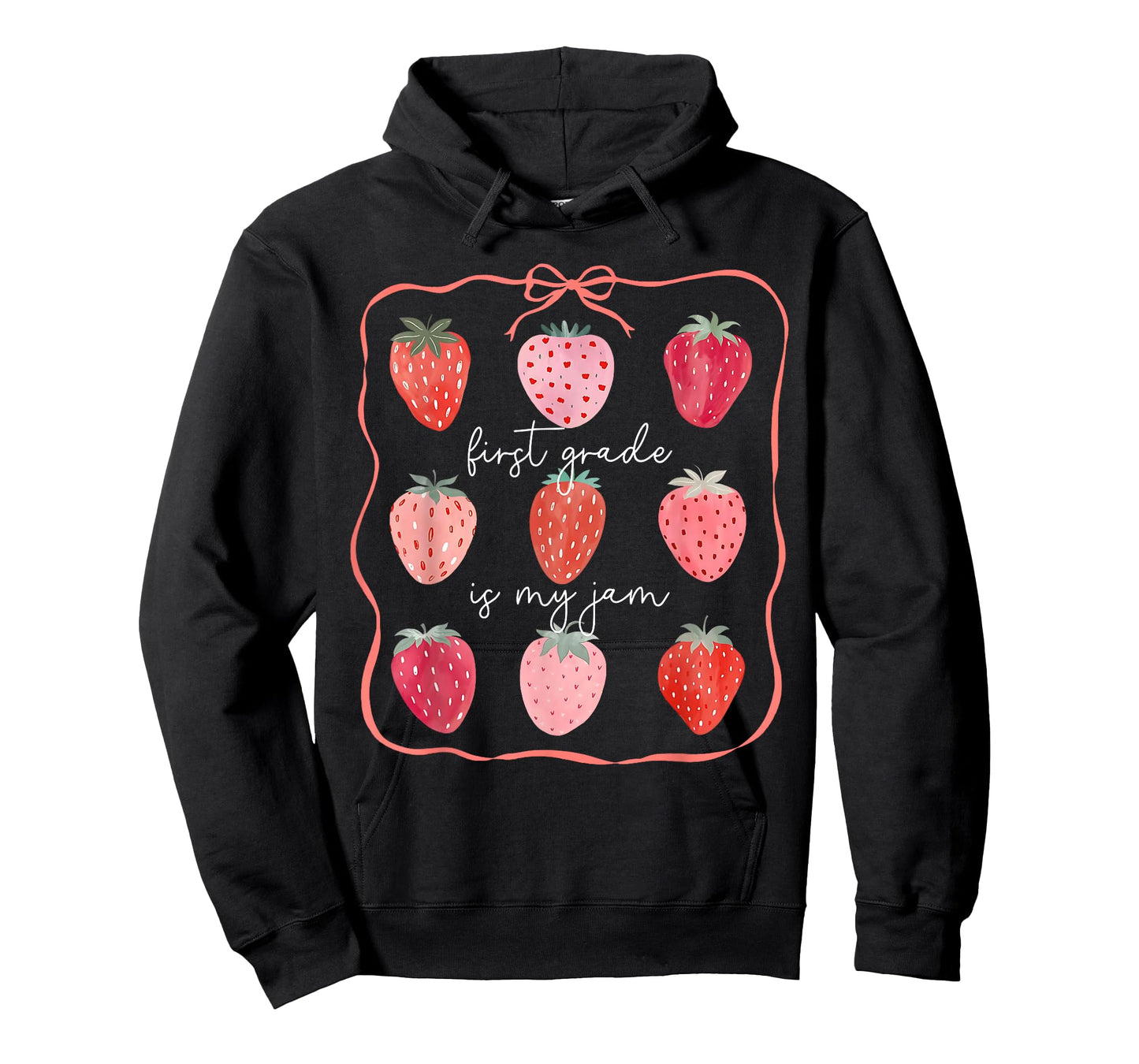First Grade is My Jam 1st Grade Strawberry Back to School T-Shirt