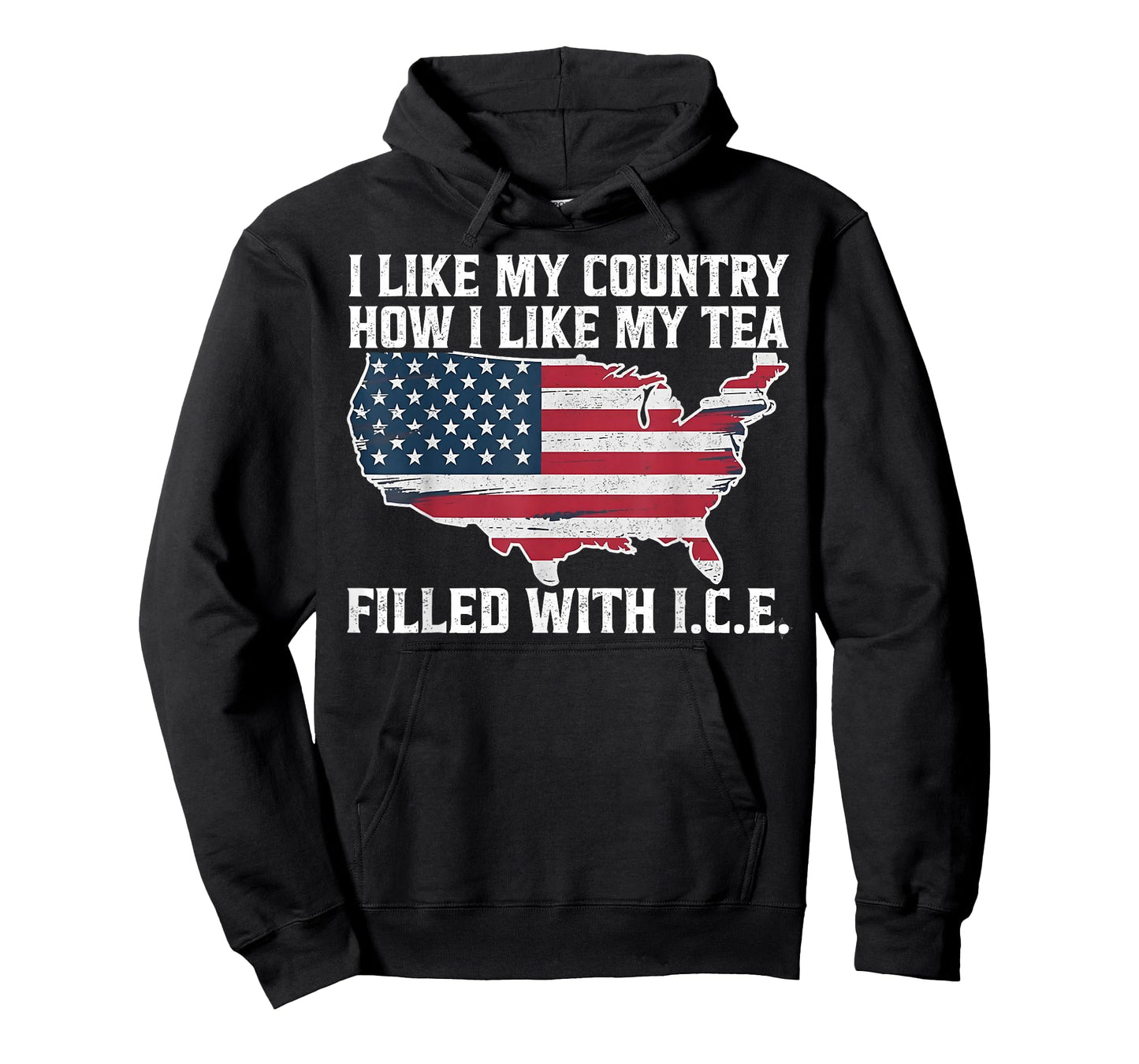 I Like My Country How I Like My Tea Filled with ICE T-Shirt