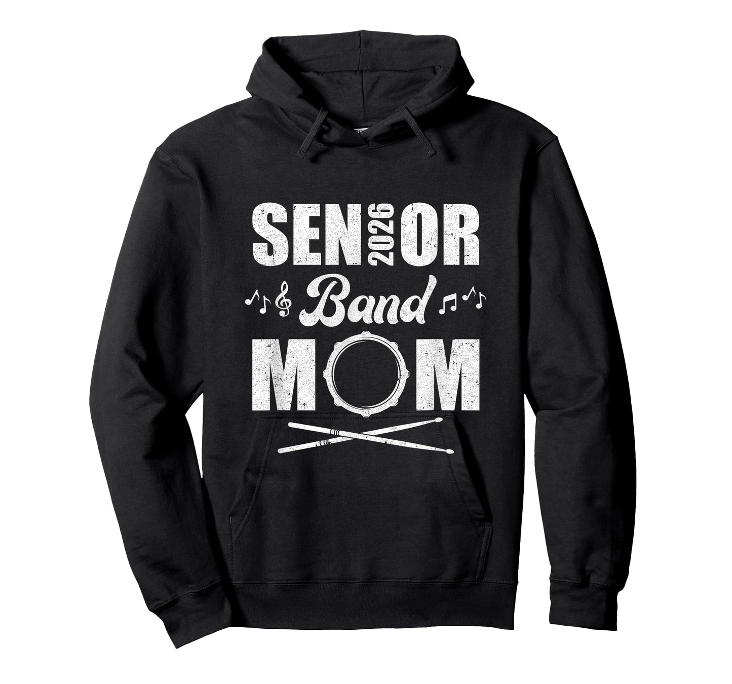 Senior Band Mom 2026 Marching Band Class of 2026 Drum T-Shirt