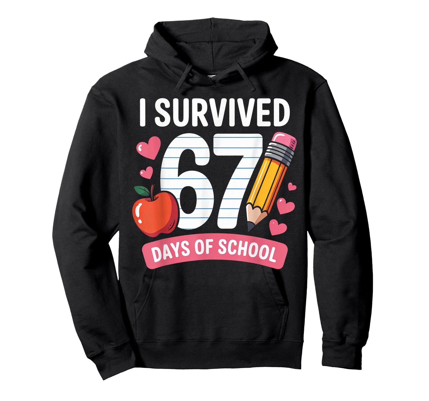 I Survived 67 Days of School Six Seven 6 7 Teacher 67 Days T-Shirt