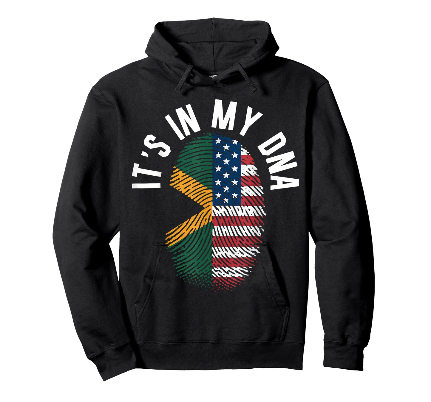 Half American Half Jamaican USA Flag Jamaica America T-Shirt