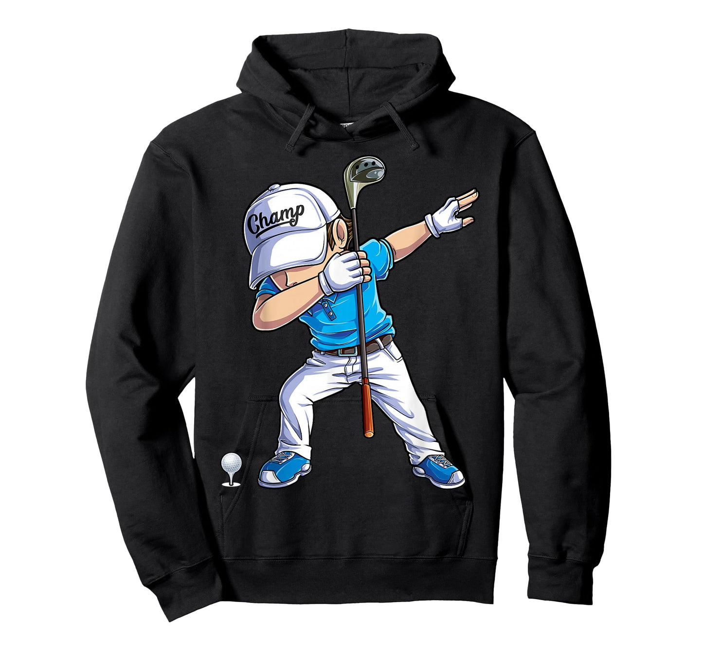 Dabbing Golf Player Golfer Golfing Funny Kids Boys Dab Dance T-Shirt