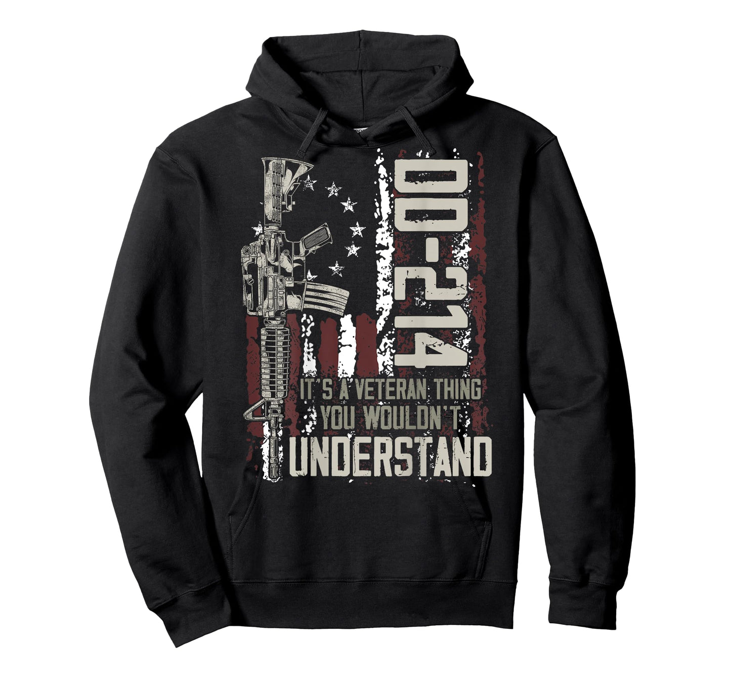 DD-214 It's A Veteran Thing You Wouldn't Understand on back T-Shirt