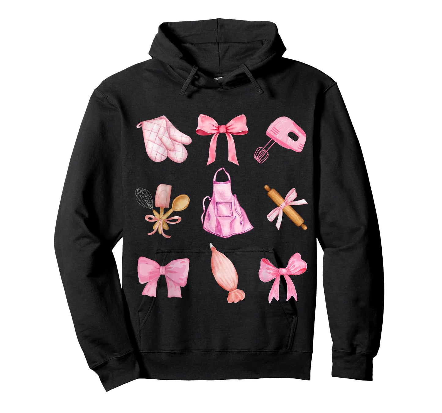 Cute Baking Pink Bow Y2k aesthetic Pink Coquette Girly Baker T-Shirt